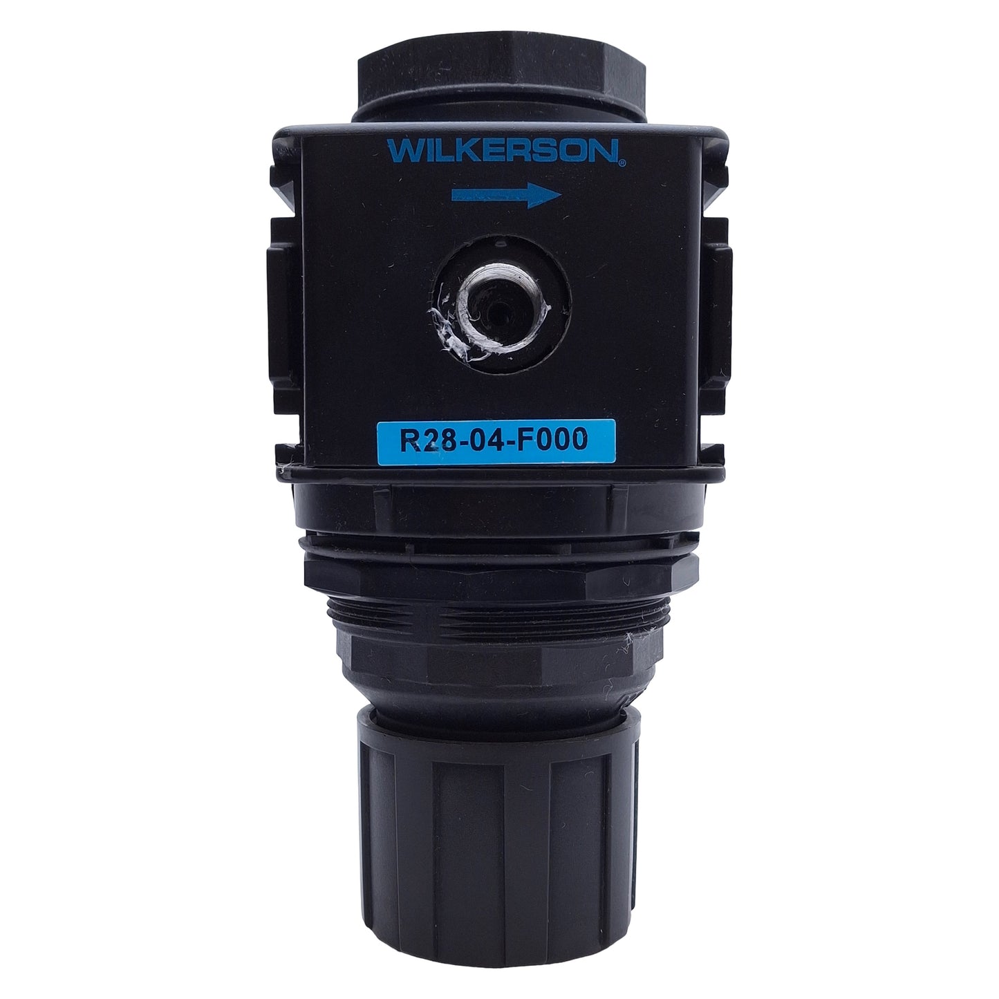 Used Wilkerson R28-04-F000 Pneumatic Regulator, 300psig In, 0-125psig Out, 1/2in NPT