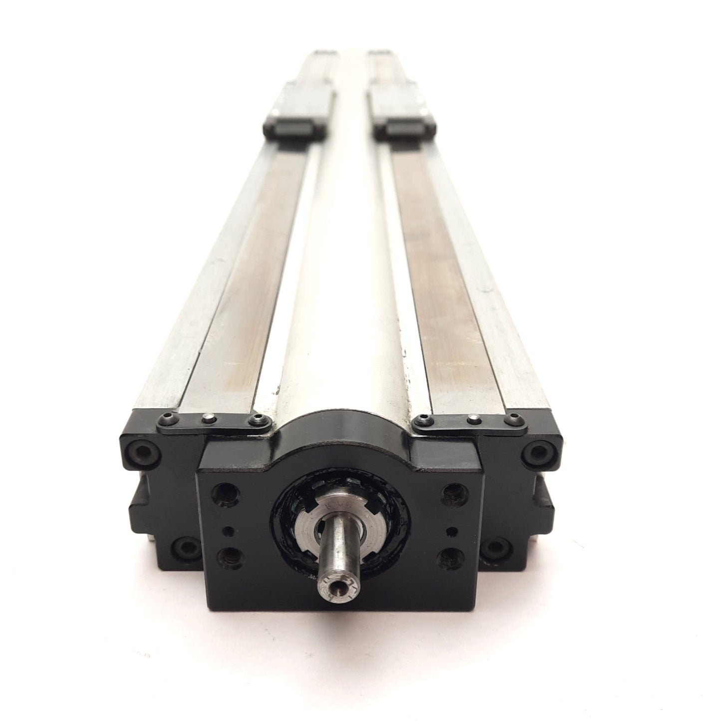 Used Parker 404550XRMSD4H1L1C1M1 Linear Actuator, 550mm Travel, 20mm Lead, 375lb Load