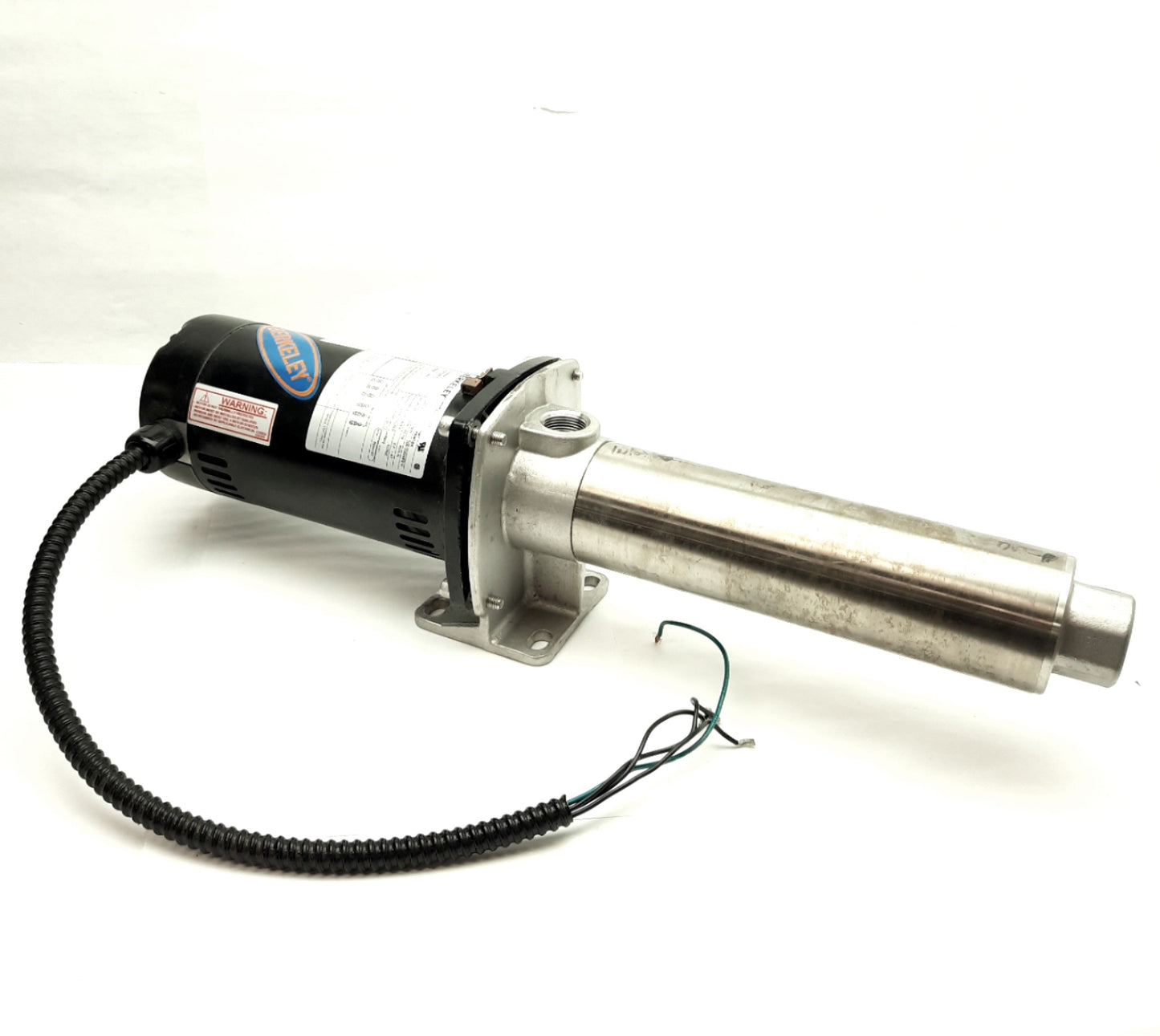 Used Berkeley MGPS20F3 Booster Pump 20GPM, 1-1/2HP, 3-PH, 208-230/460VAC, 1" NPT