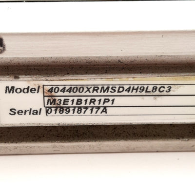 Used Parker 404400XRMSD4H1L1C1M1 Linear Actuator, 400mm Travel, 20mm Lead, 375lb Load