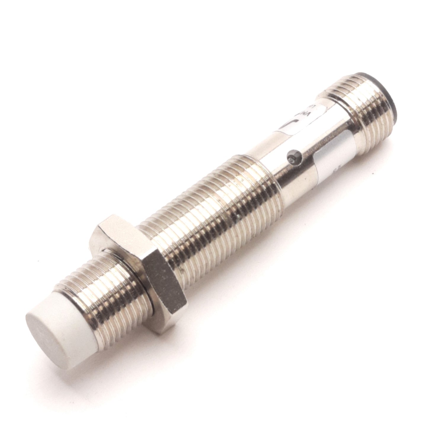 Used Micro Detectors VM1-A0-2H Proximity Switch 4mm Range, NO, 20-250VAC, M12 4-Pin