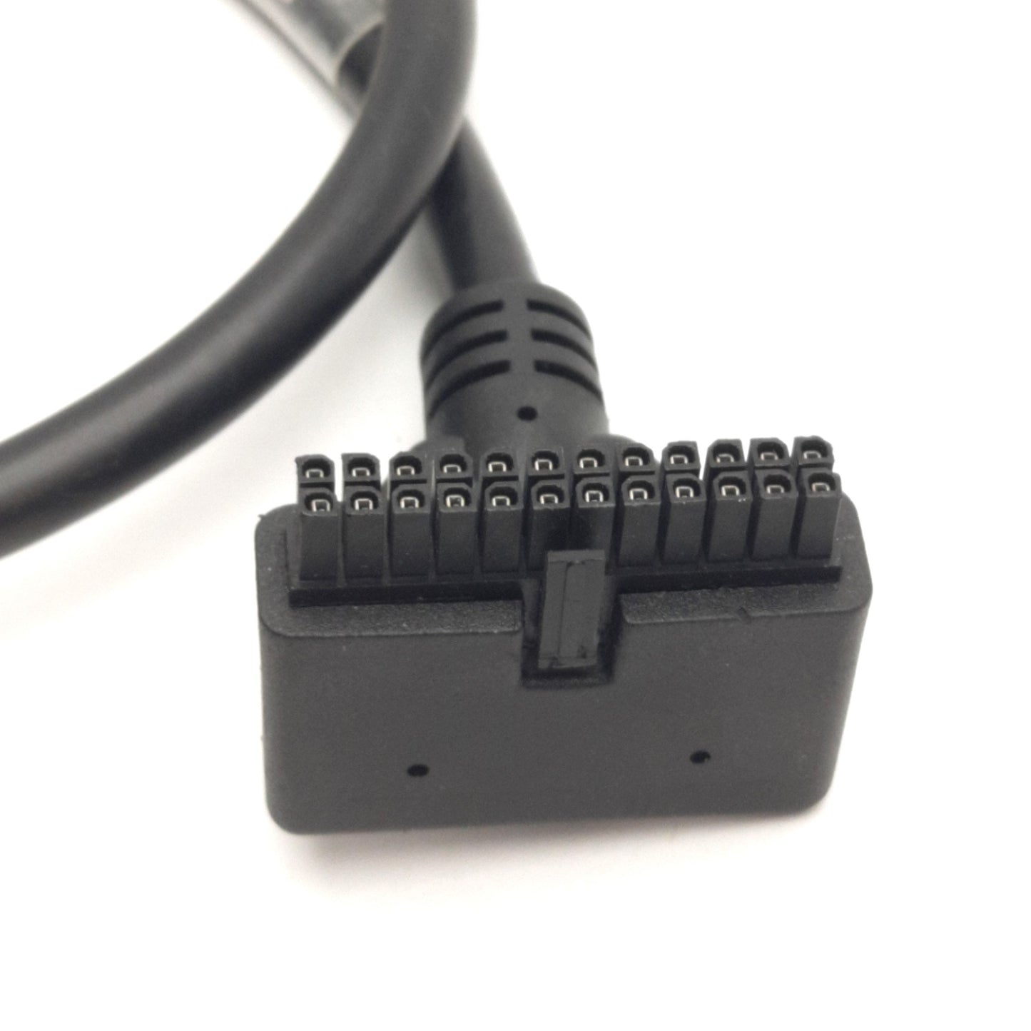 Used Zip Link ZL-D0-CBL24 PLC Input Output Cable, 24-Pin Male/Male PLC I/O Connector