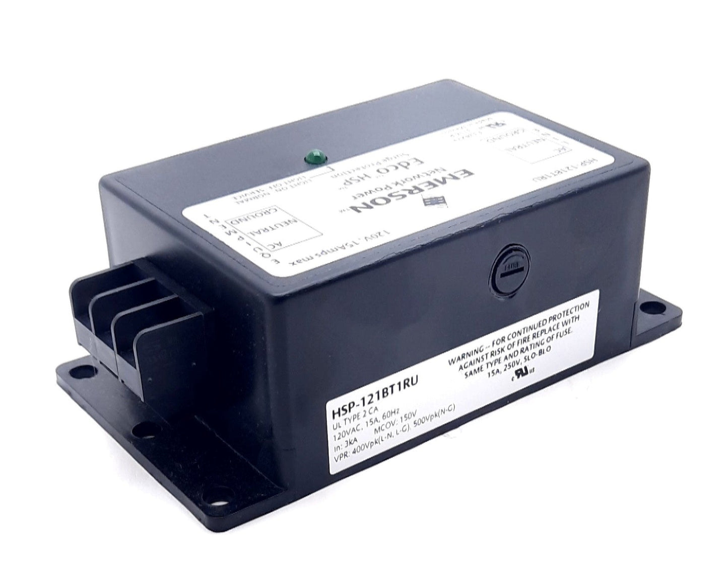 New Emerson HSP-121BT1RU Solid State Surge Protector 120VAC, 200-240VAC, 15A
