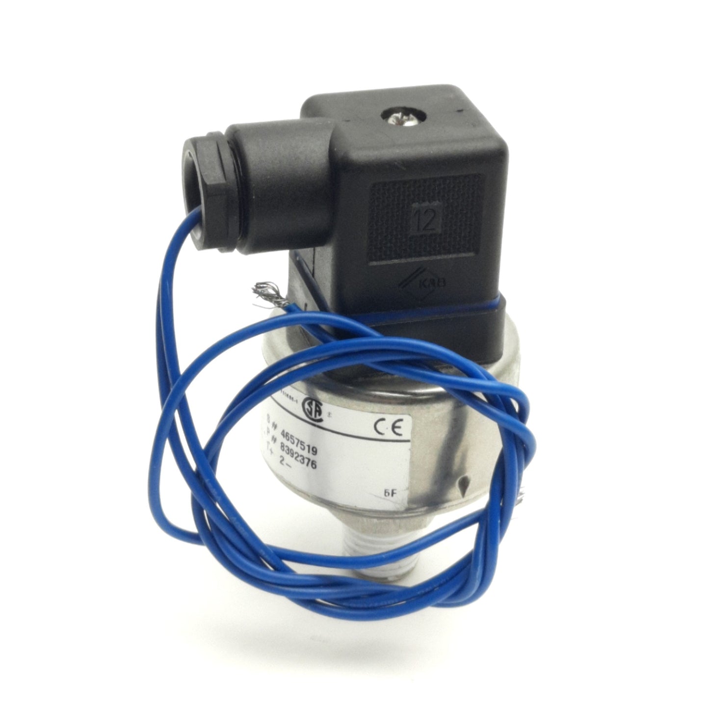 Used Wika ECO-1 Pressure Transmitter 0-15Psi Range, 4-20mA Output, 10-30VDC, 1/4"NPT