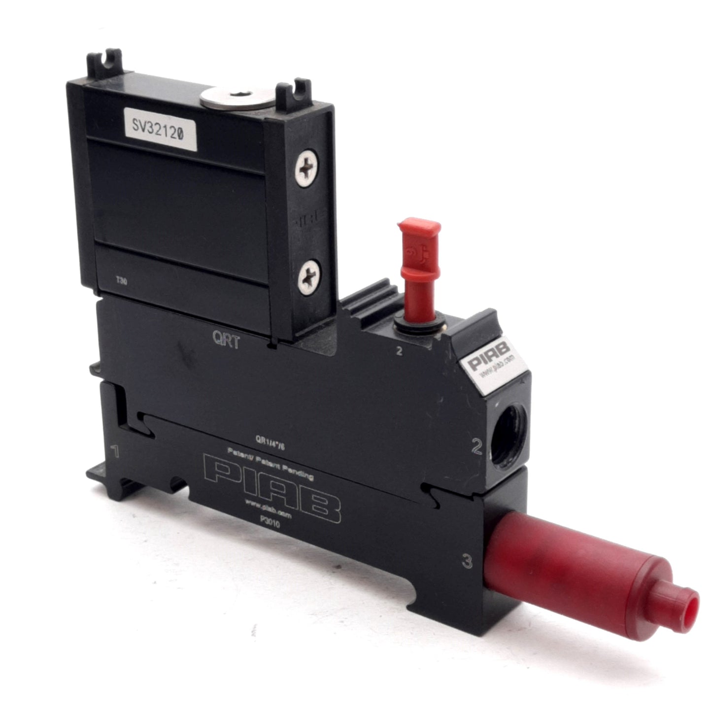 Used Piab P3010.00.AE.10.AA.00 Vacuum Pump 100psi Feed, ø6mm One-Touch, 1/4in NPSF