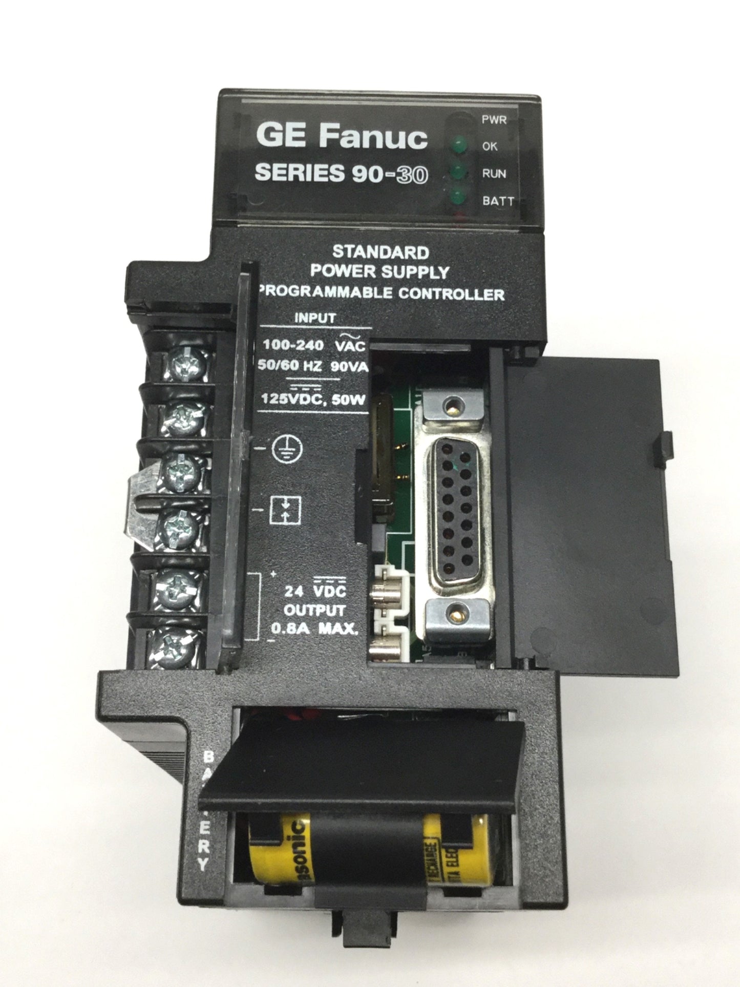 GE Fanuc IC693PWR321Y Power Supply Series 90-30 120/240VAC 125VDC In, 24VDC Out