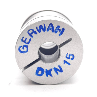 Used Lot of 2 Gerwah DKN 15-28-1/4-5/16 Metal Bellows Coupler, ø1/4in & ø5/16in Bores