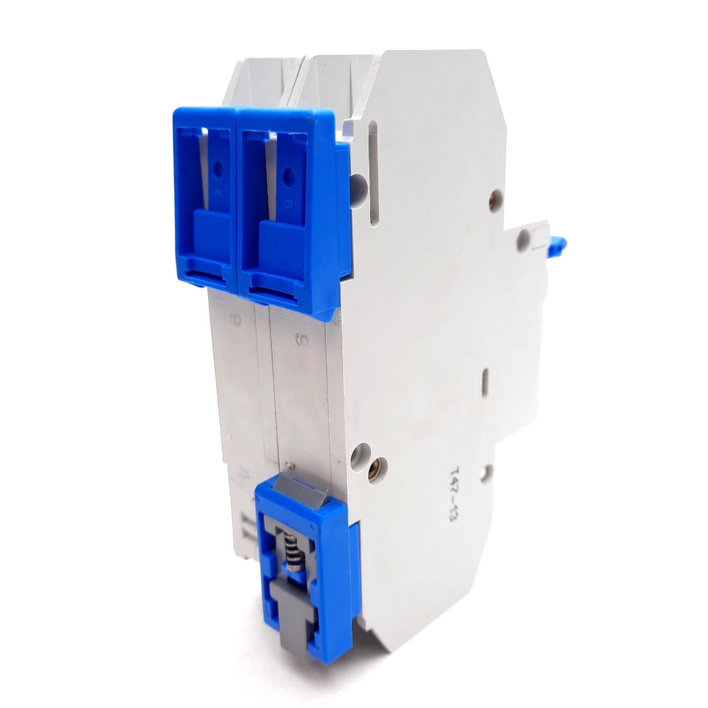 Used Altech 2DU60L Circuit Breaker, 2-Poles, D-Curve, 60A, 240VAC, DIN Rail