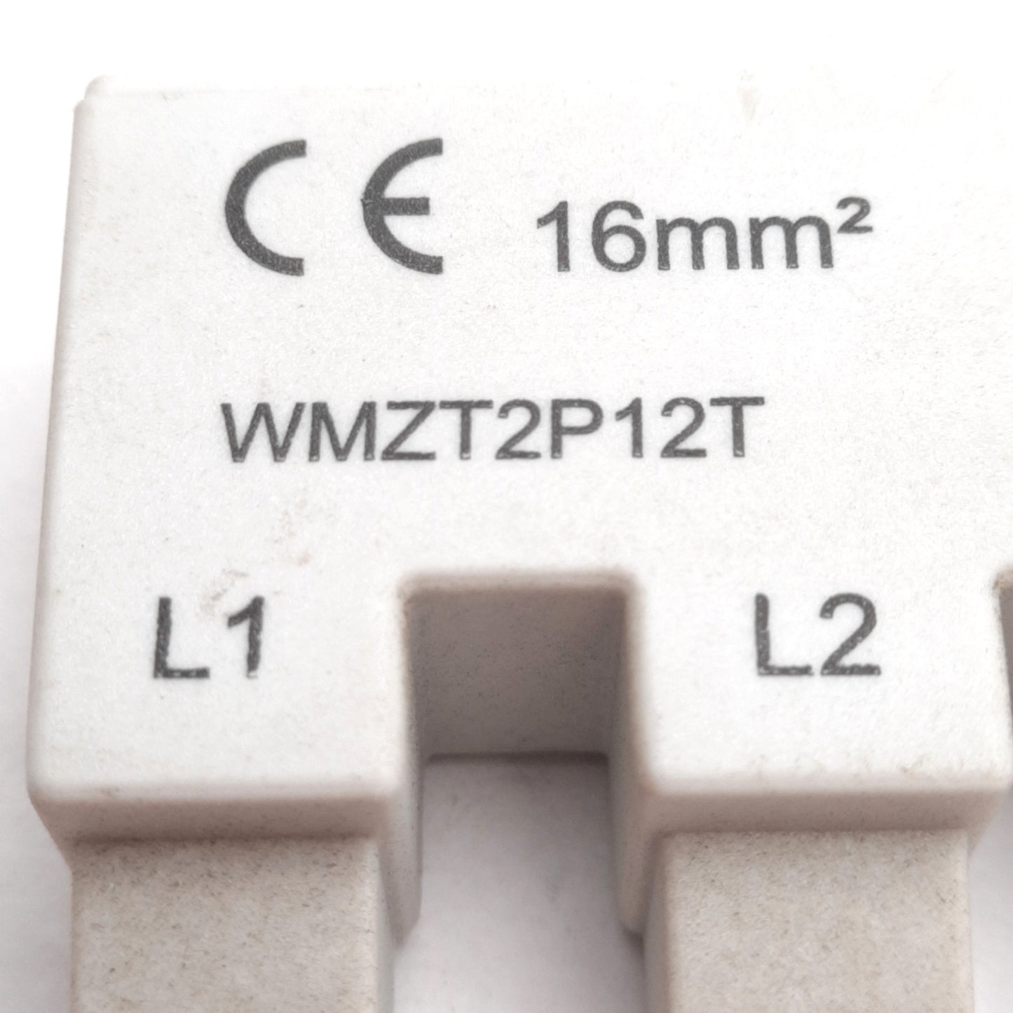 Used Eaton WMZT2P12T Bus Bar Block, 480Y/277VAC, 80A, 2 Poles, 12 Terminals