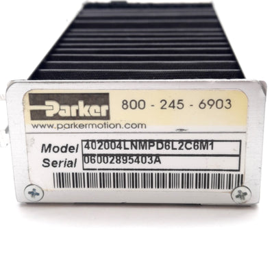 Used Parker 402004LNMPD6L1C1M1 Linear Positioner, 100mm Travel, 2mm Lead, NEMA 23