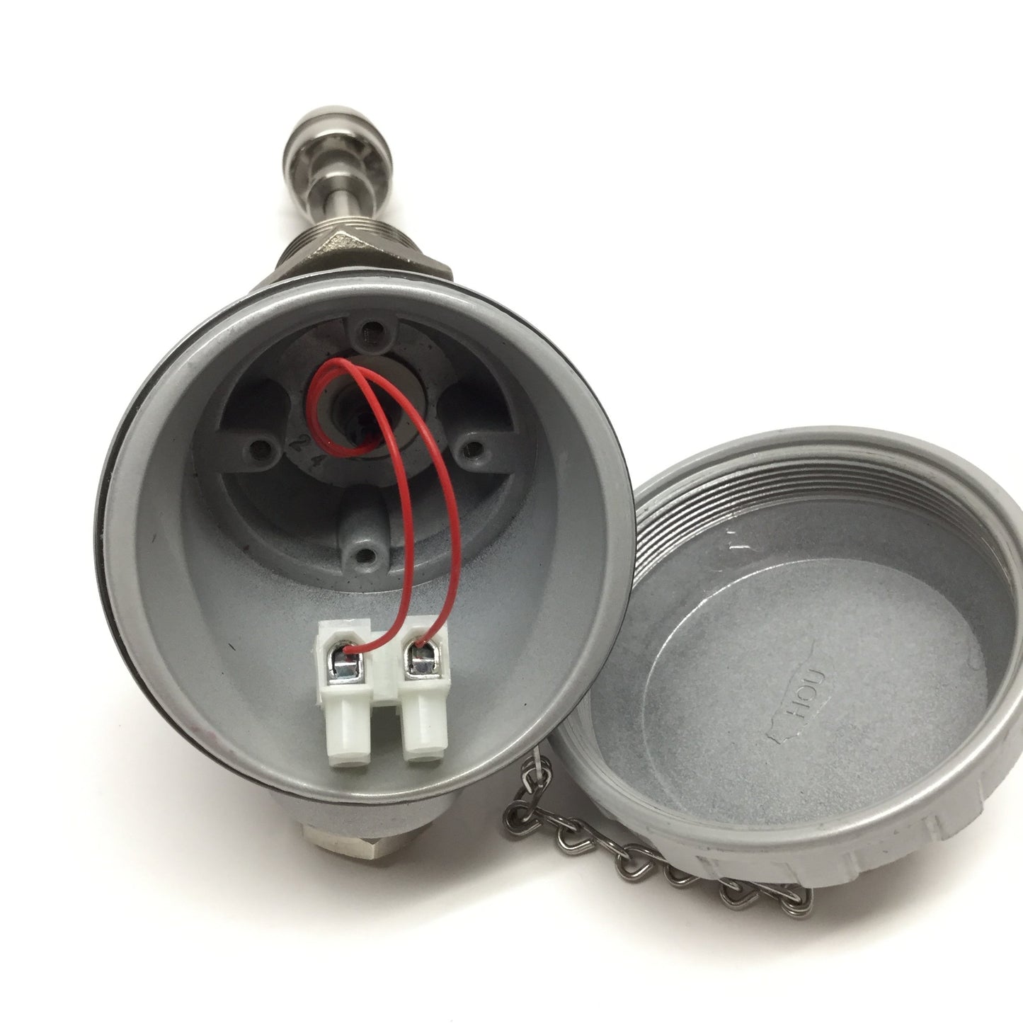 Used Michshur FL28 Float Switch Liquid Level Sensor w/ Connection Head 1" BSP, 110mm