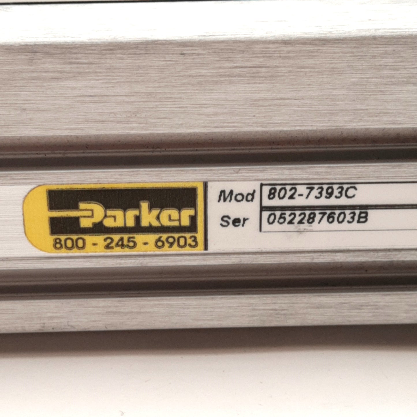 Used Parker 404600XRMSD3H1L1C1M3 Linear Actuator, 600mm Travel, 10mm Lead, NEMA 23