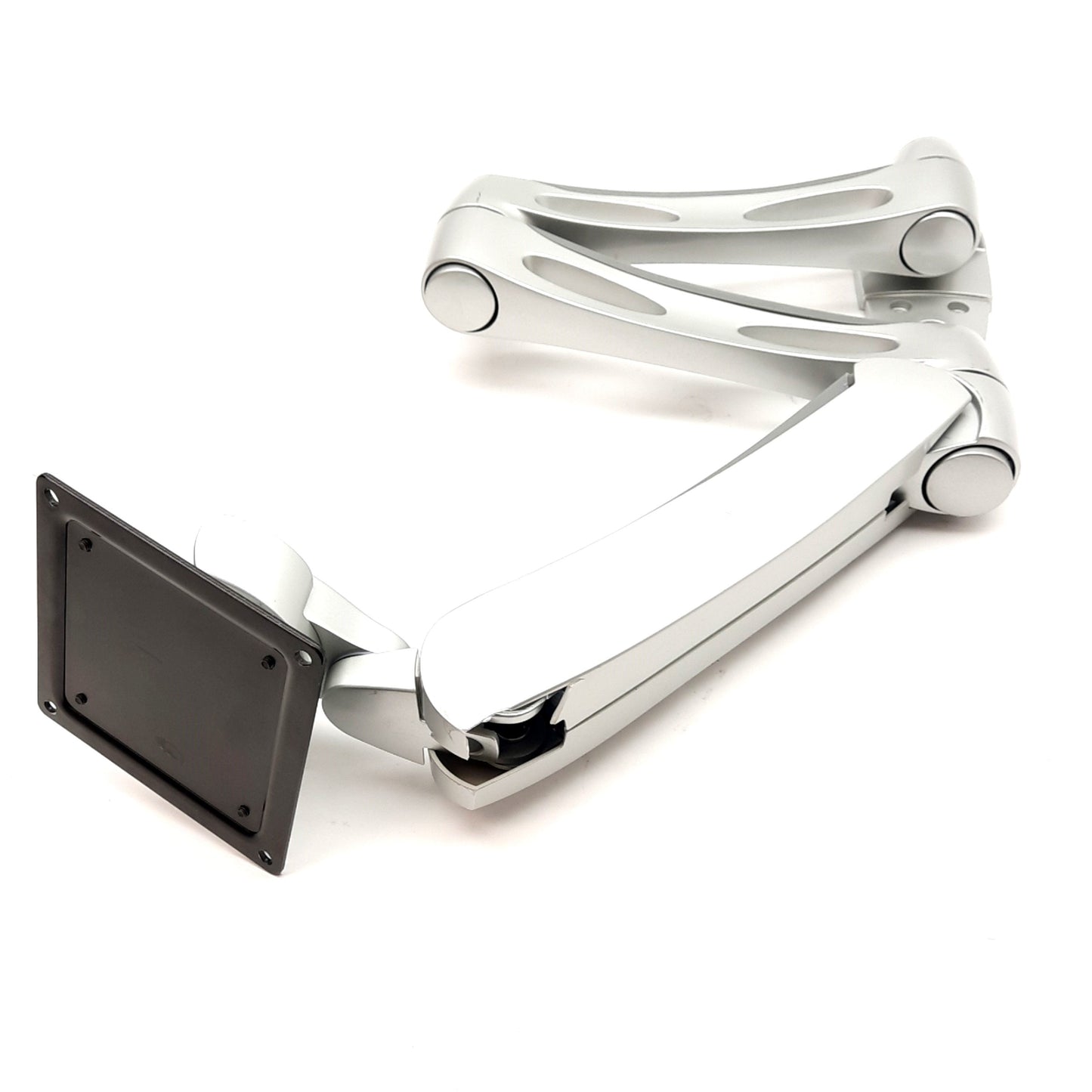 Used Ergotron 45-180-194-01 Wall Mount LCD Monitor Arm 24" 20lbs, *Broken Plastic*