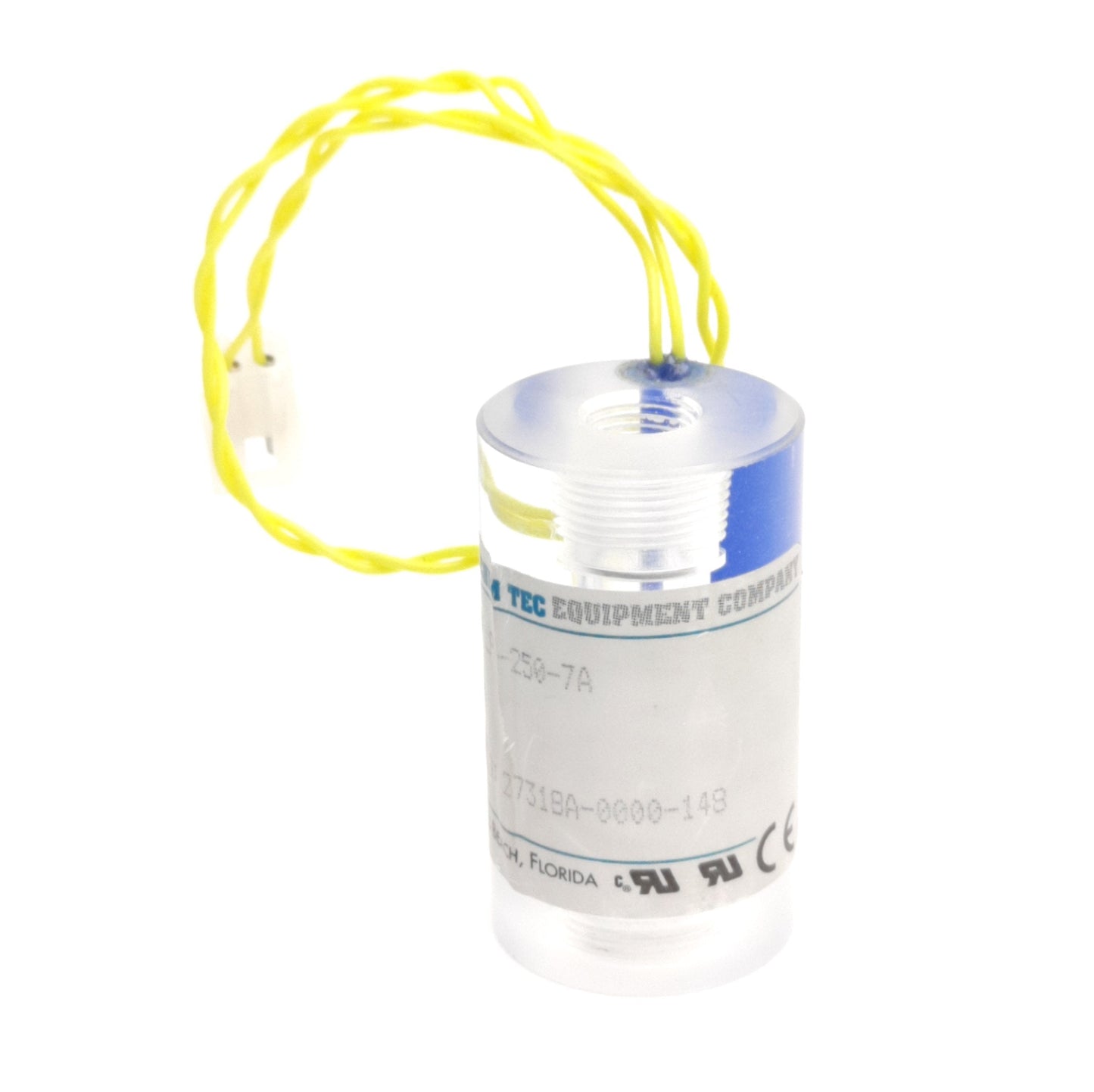 Used CTE Chemtec LPH-250-7A Non-Adjustable Flow Monitor 1/8" NPT, 32.21 SCFH, SPST NO