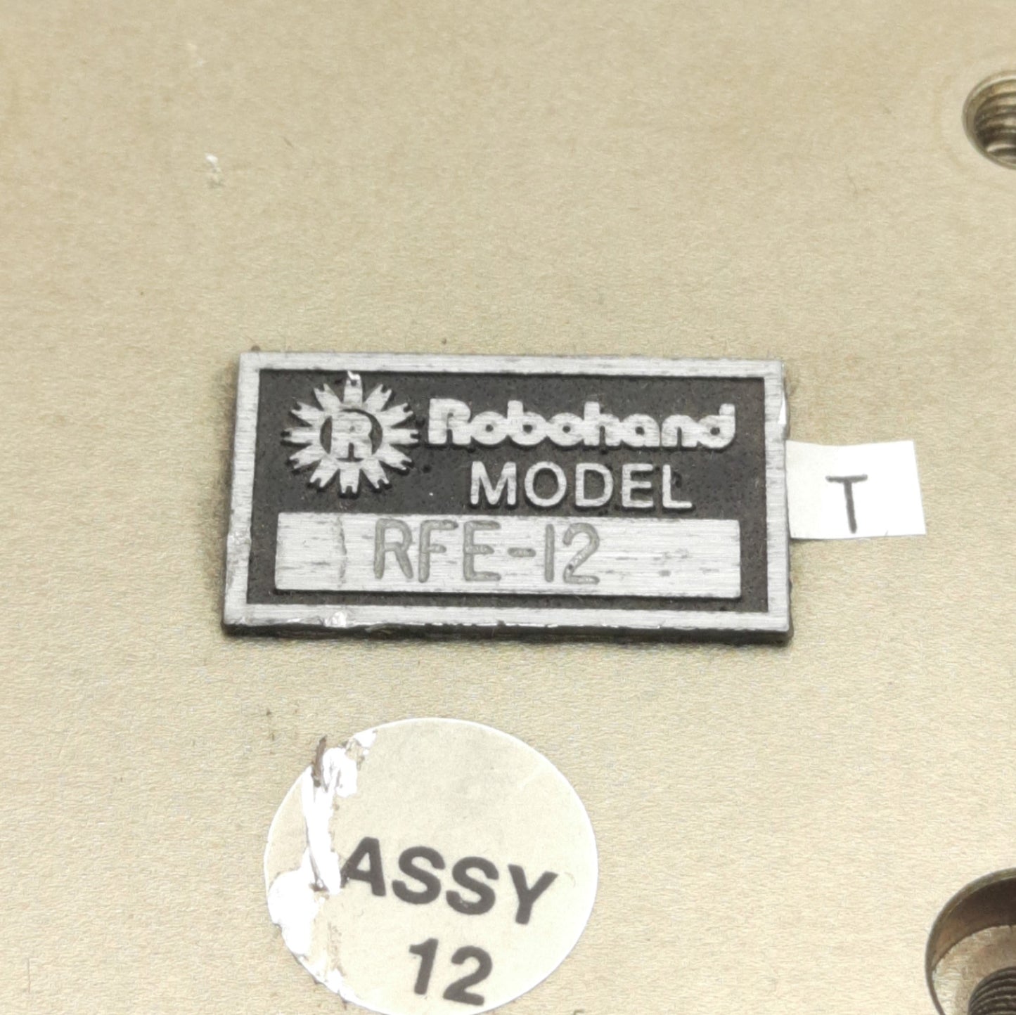 Used Robohand RFE-12 Feed Escapement 1" Stroke, 2-Finger, 50lb Thrust, 0.787" Bore