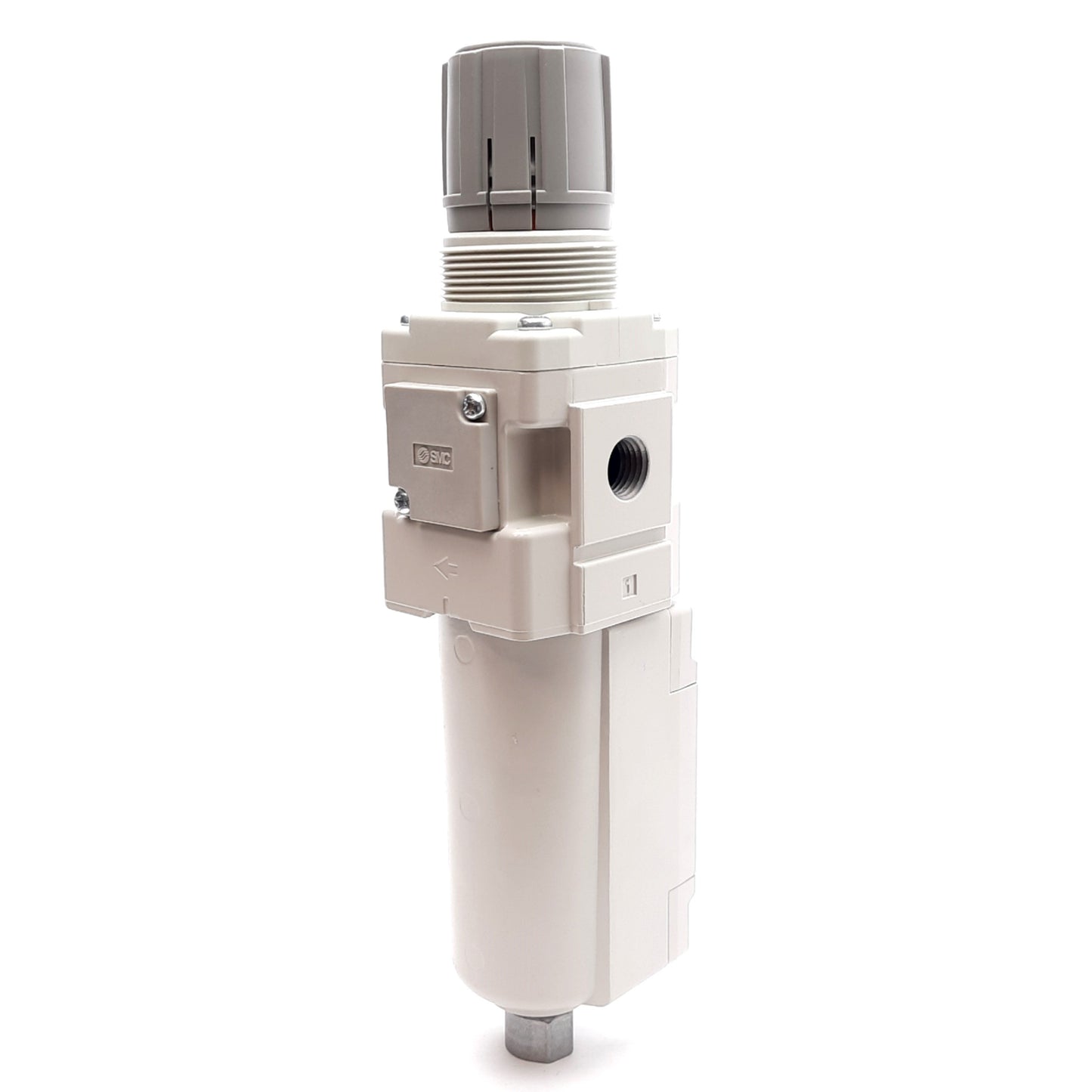 New SMC AW30-N02EH-8Z-B Air Filter Regulator, 7-125psi, 1/4in NPT, 5µm Filtration