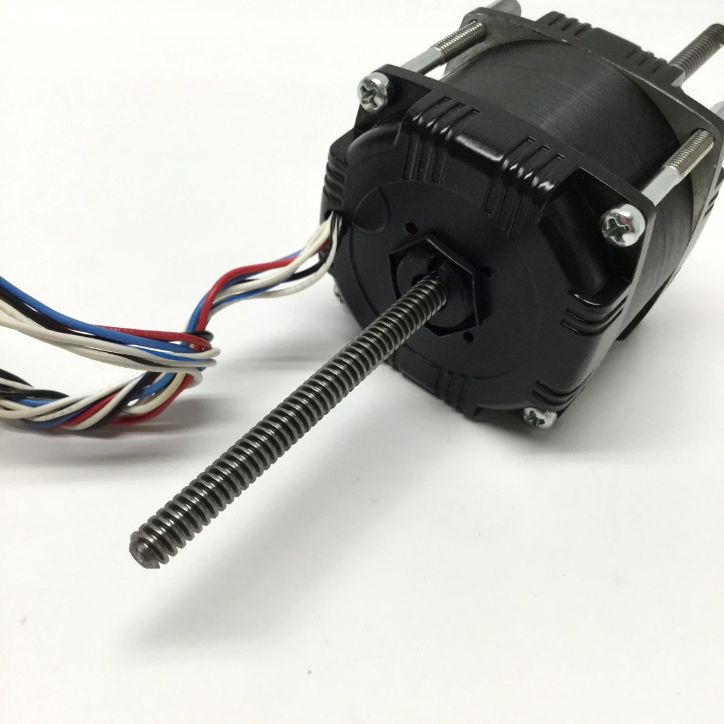 Used Hurst LBS SP-3463 Linear Actuator Stepper Motor 9VDC, 8" Screw, 384 steps/in