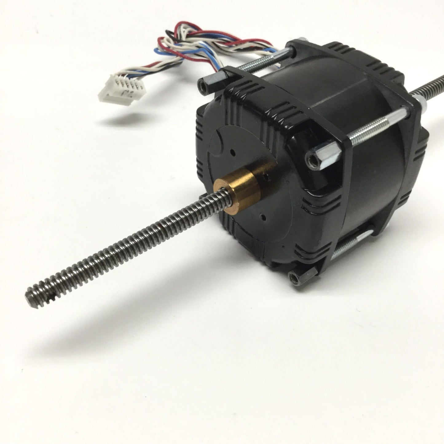 Used Hurst LBS SP-3371 Linear Actuator Stepper Motor 6VDC, 8" Screw, 384 steps/in