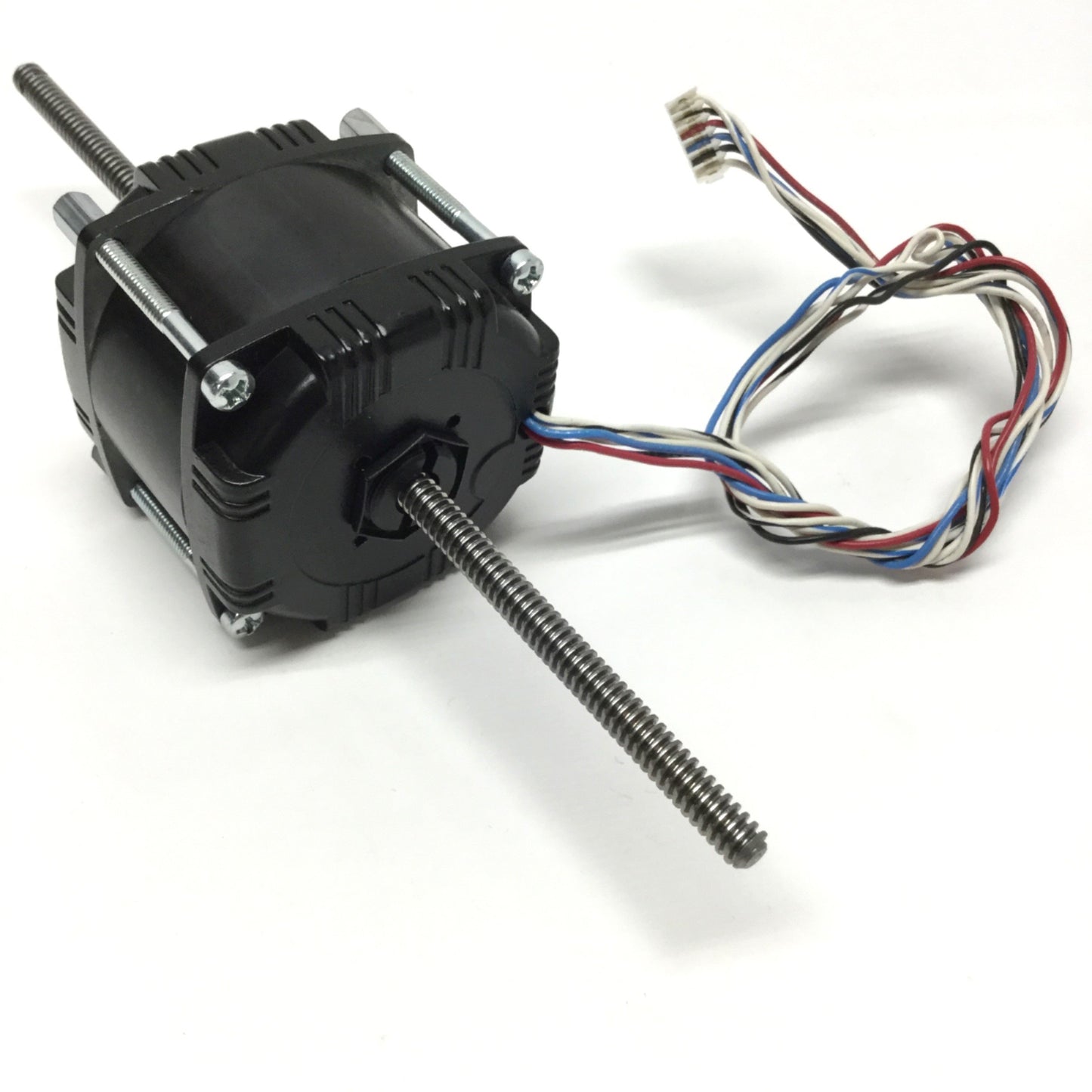 Used Hurst LBS SP-3371 Linear Actuator Stepper Motor 6VDC, 8" Screw, 384 steps/in