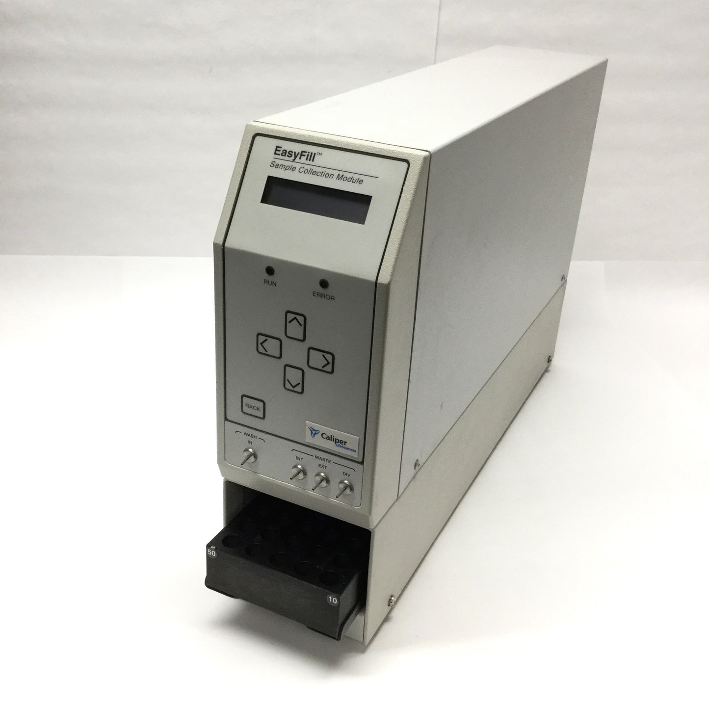 Used Caliper Life Sciences EasyFill Sample Collection Module w/50 Position Well Rack