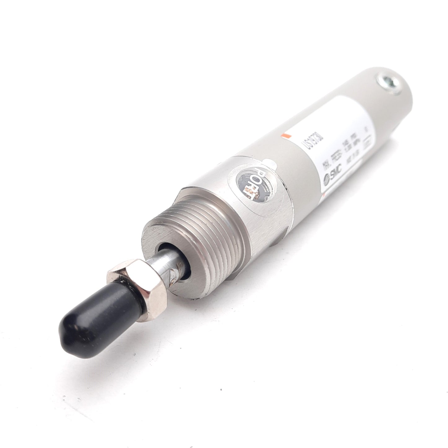 New – Open box SMC US19730 Single Action Cylinder, ø20mm Bore, 12mm Stoke, 145psi, 1/8in NPT