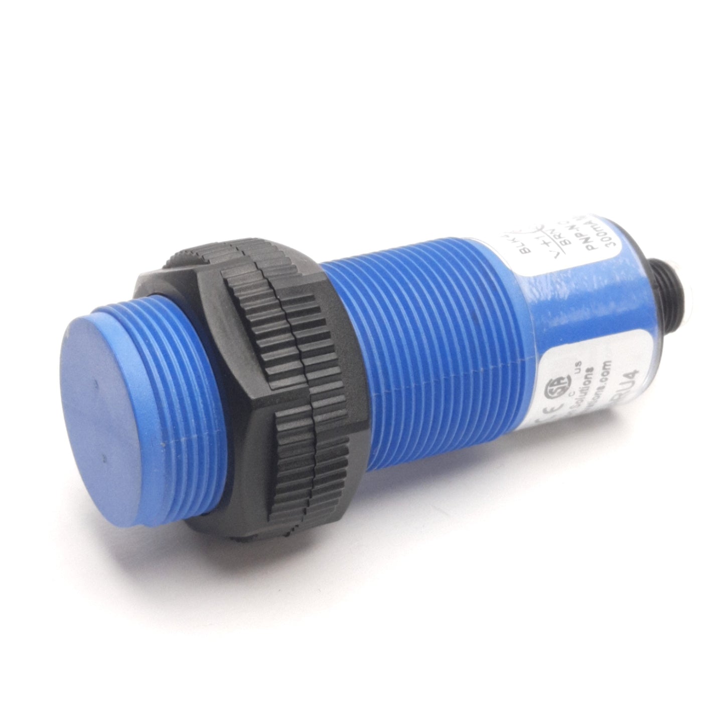 Used Ramco CCP1-3020P-ARU4 Proximity Sensor, 20mm Range, 10-30VDC, PNP, M12 4-Pin