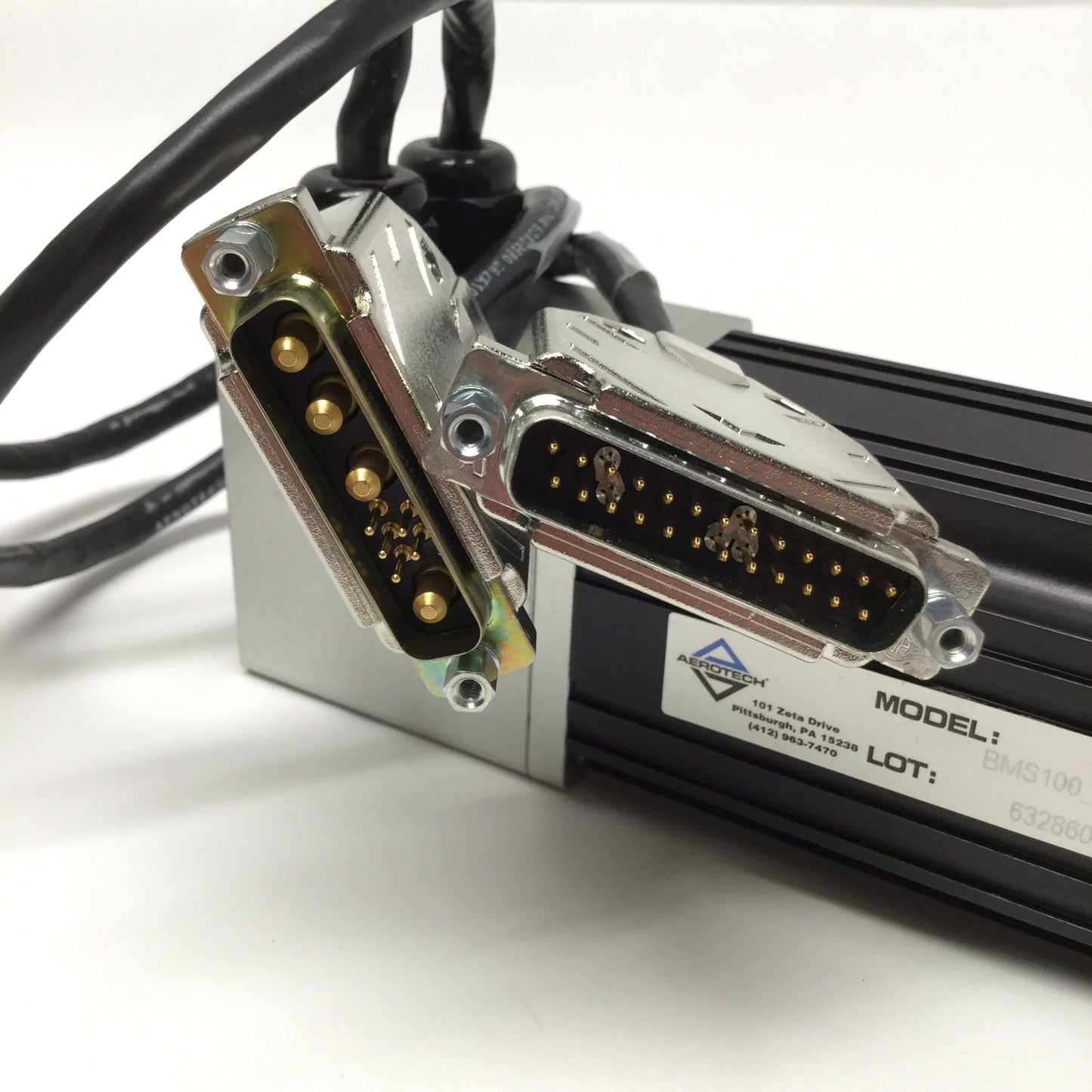 Used Aerotech BMS100-A-D25-E2500H Brushless Servo Motor 3000RPM, NEMA 23, 2500ppr