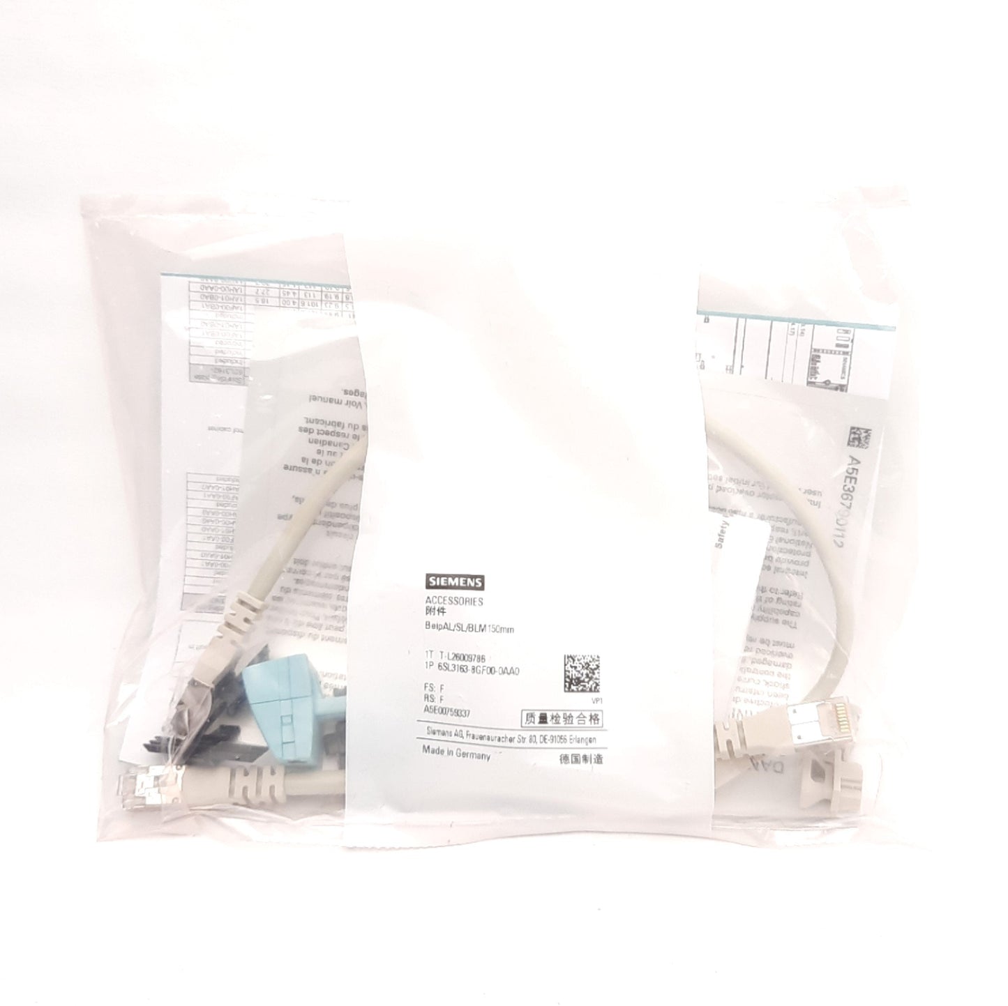 New Siemens 6SL3163-8GF00-0AA0 Sinamics S120 Terminal Kit, ALM/SLM/BLM 150mm