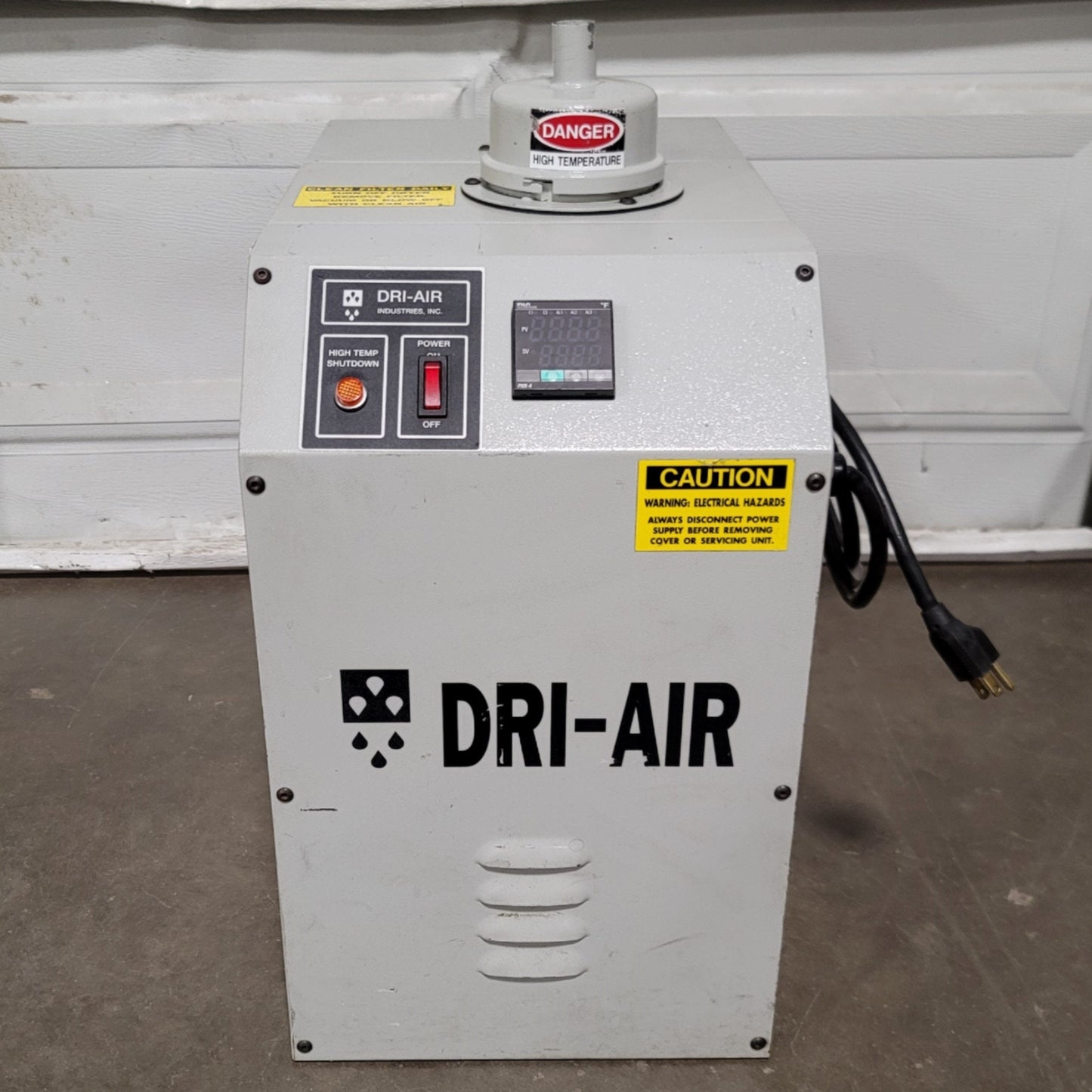 Used Dri-Air ARID-X10C Miniature Dual Bed Dryer 10lbs/hr 115VAC 140°F To 325°F
