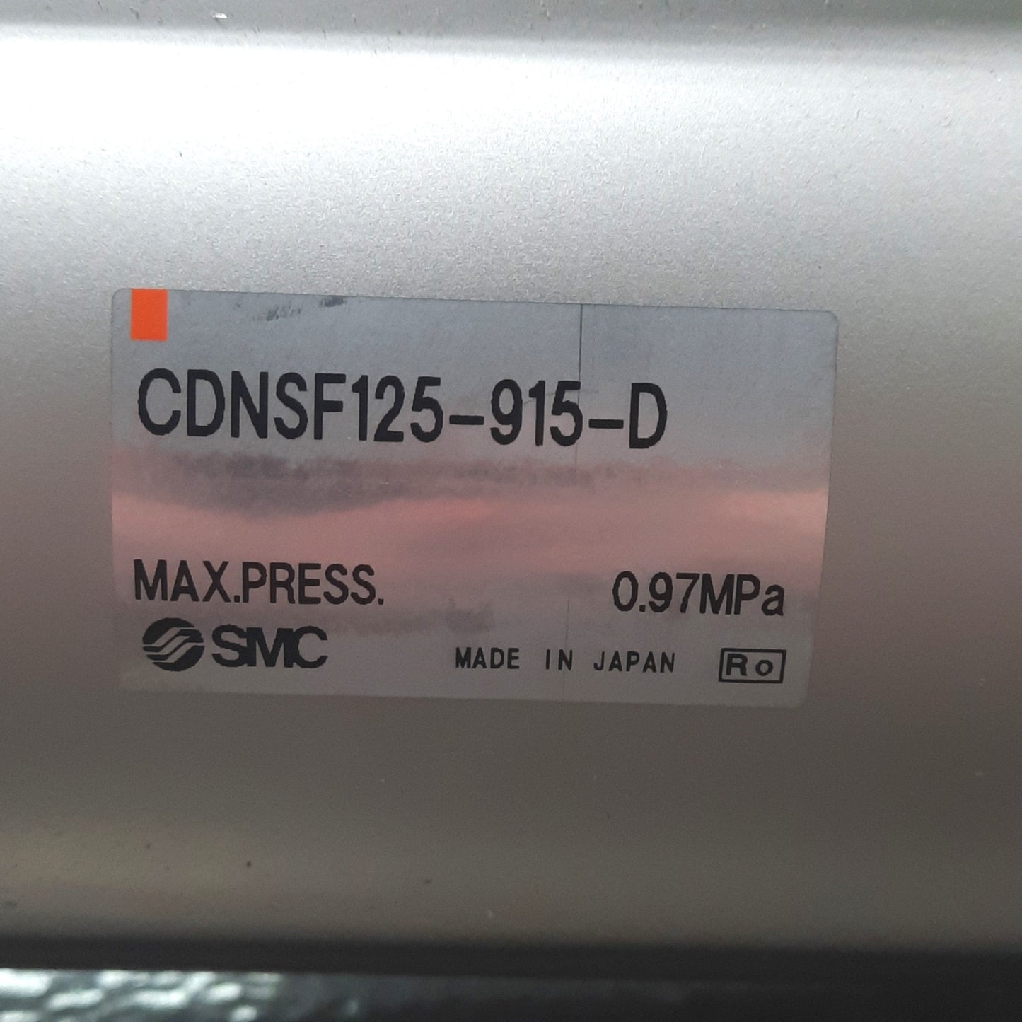 New SMC CDNSF125-915-D Pneumatic Cylinder, ø125mm Bore, 915mm Stroke, 0.97MPa, Rc1/2