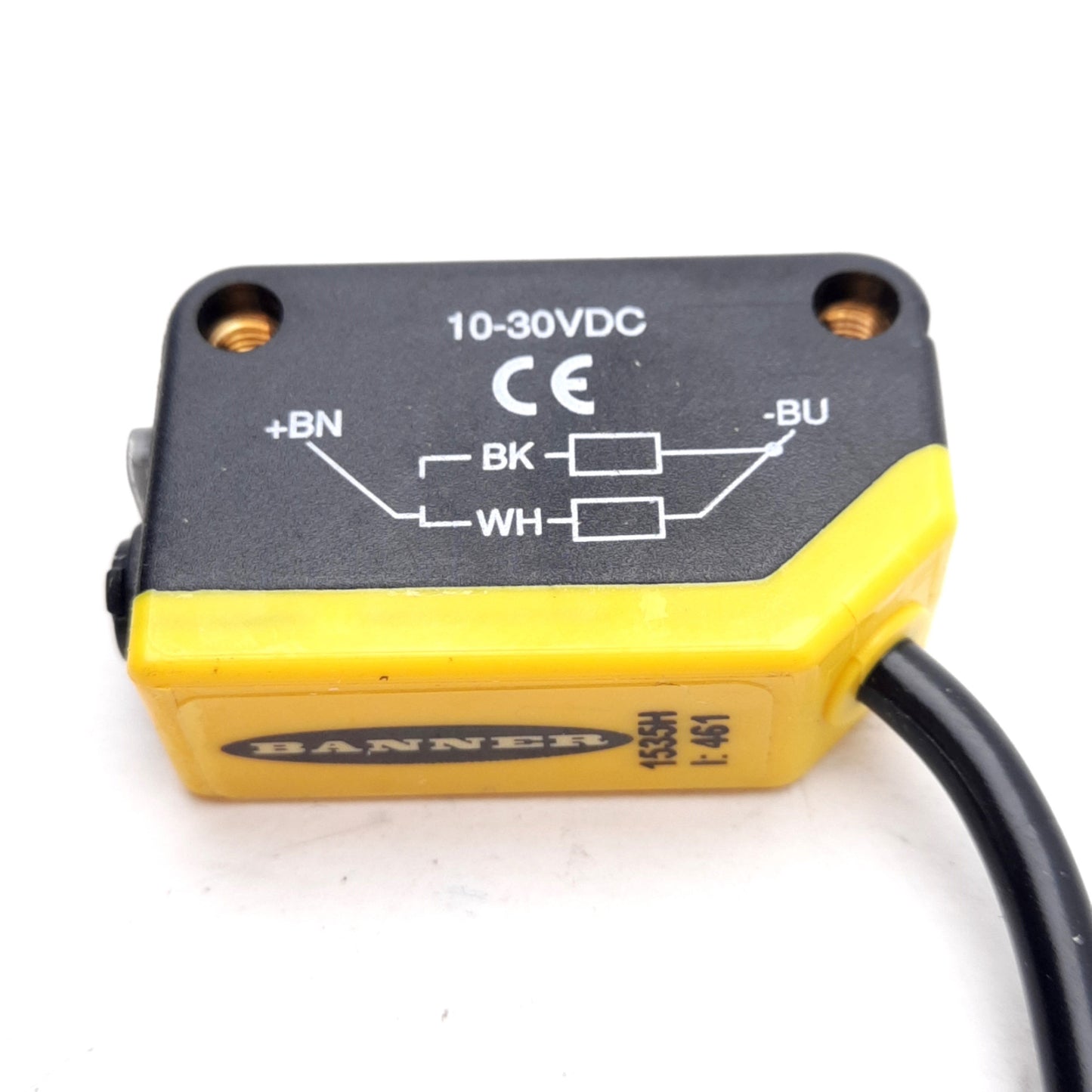 New Banner Q20PDQ Photoelectric Sensor 250mm, 10-30VDC, Solid State PNP, 4-Pin M8