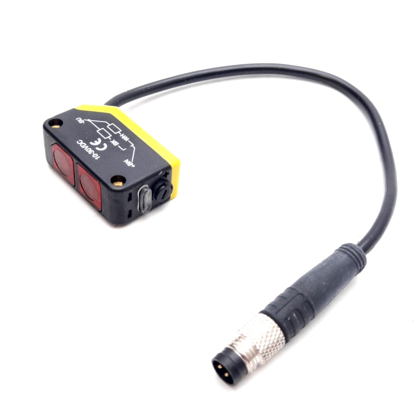 New Banner Q20PDQ Photoelectric Sensor 250mm, 10-30VDC, Solid State PNP, 4-Pin M8