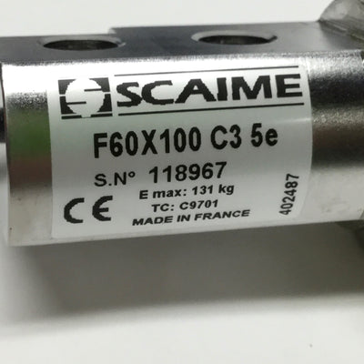 New – Open box Scaime F60X100 C3 5e Bending Beam Load Cell, 100kg, 1-15VDC, 2mV/V, 12mm Long