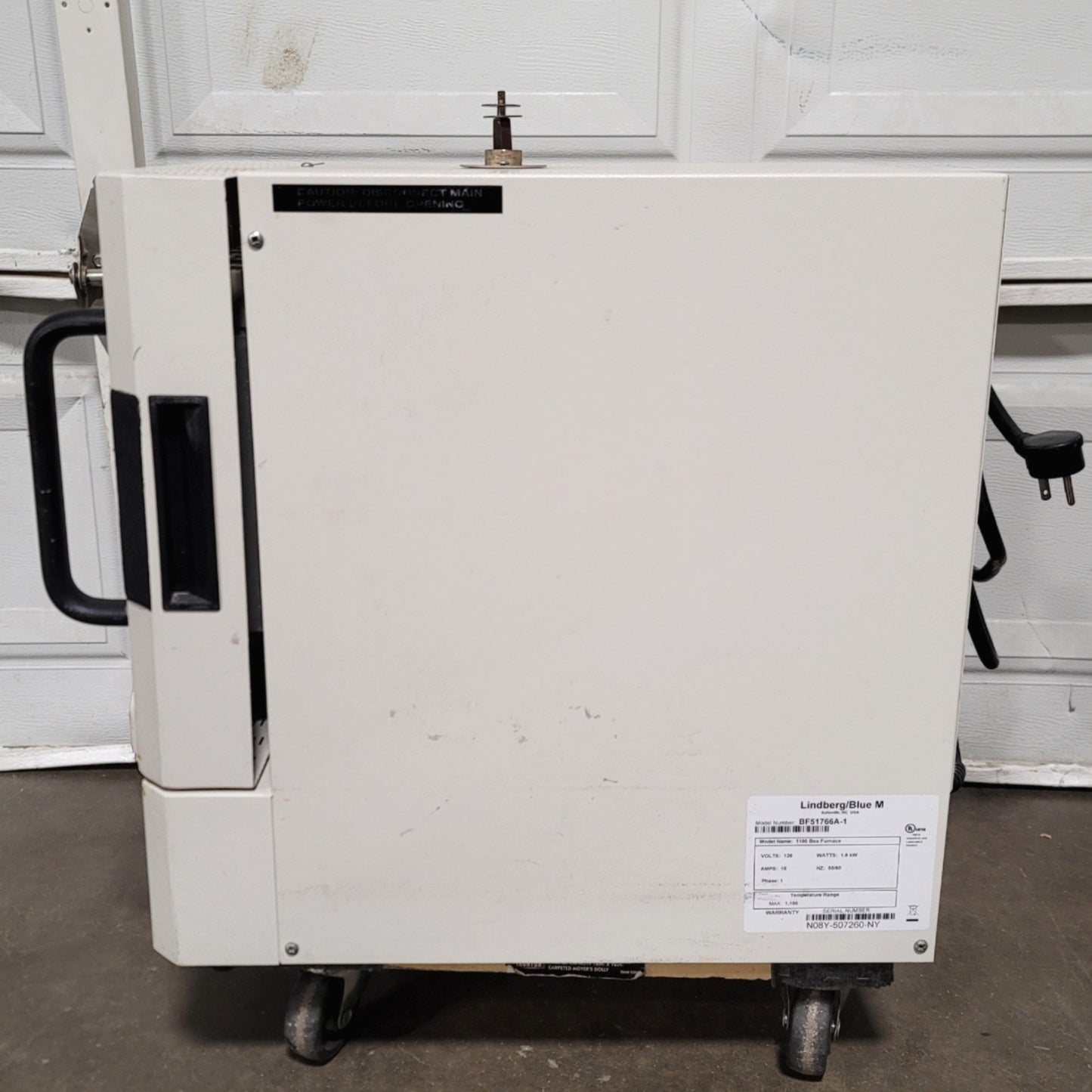 Used Lindberg Blue M BF51766A-1 Moldatherm Box Furnace 5.3L Cap 100-1100°C 120VAC 15A