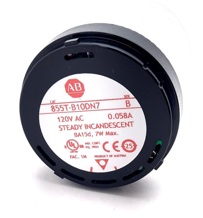 New Allen Bradley 855T-B10DN7 Stack Light Module Clear Incandescent 120VAC 0.058A