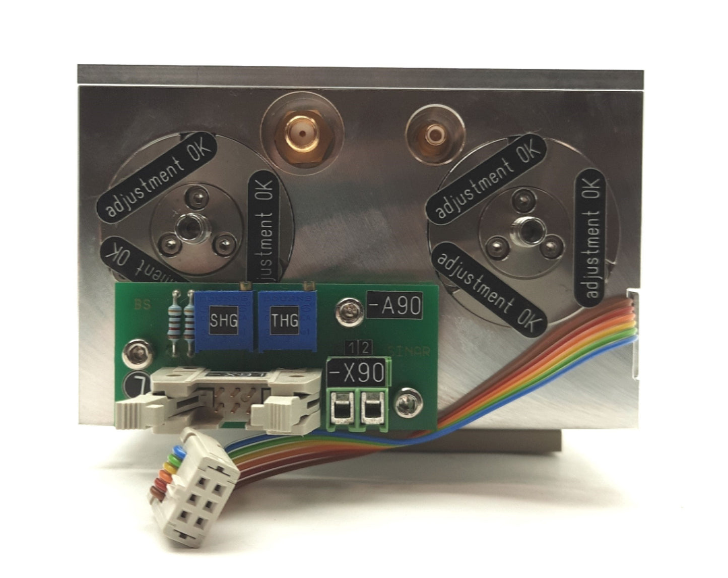 Used Rofin Powerline E-20 SHG II Laser Marking Head YVO4 12W@532nm 180mm Area 230VAC