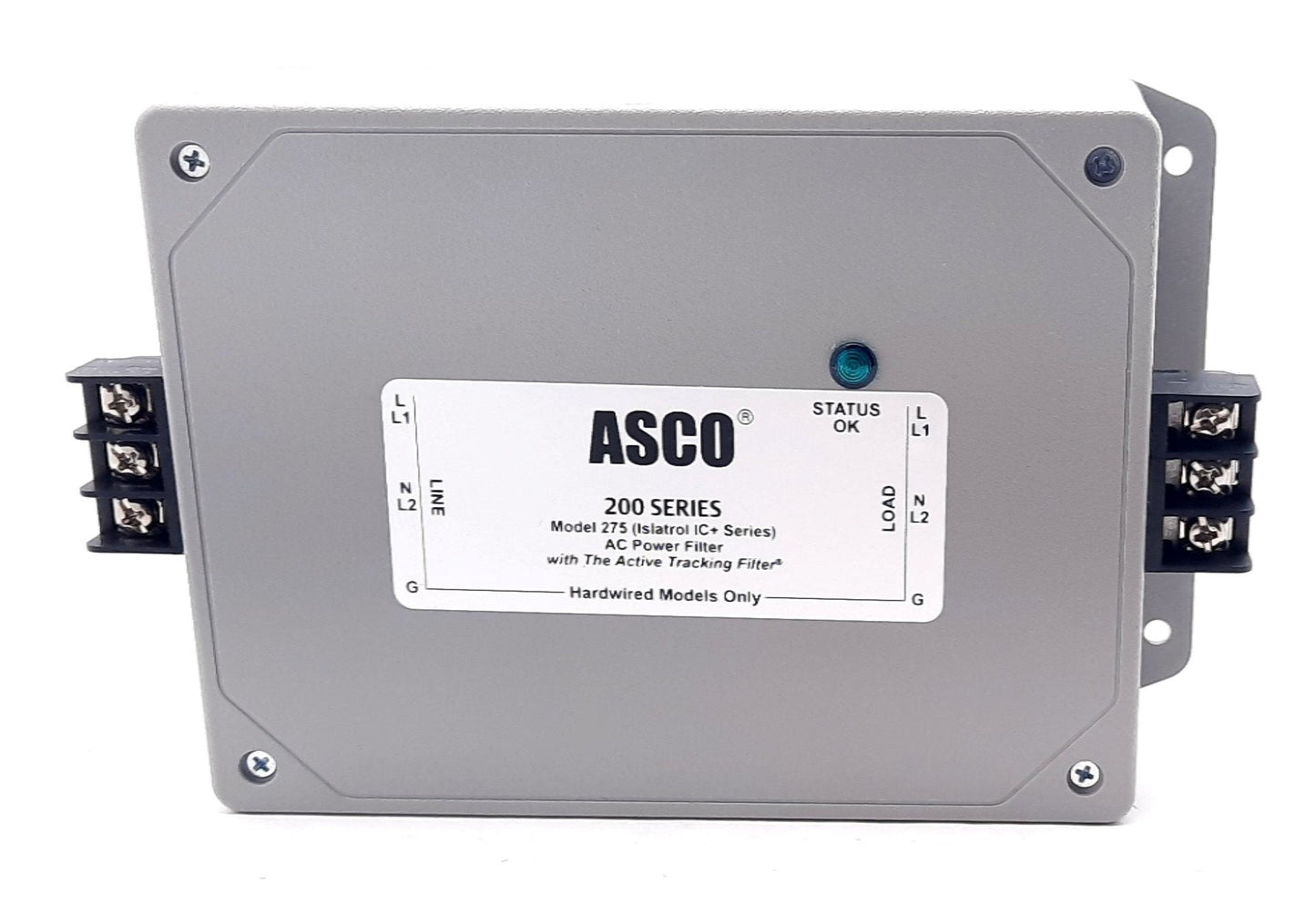 New Asco IC+115 Noise Filter Single Phase 120VAC, 15A, 100 kHz- 50MHz Hz, 0.5ns