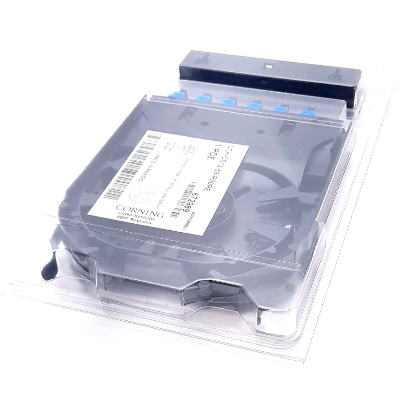 New Corning CCH-CS12-59-P00RE Pigtailed Splice Cassette 12 Fiber 250µm