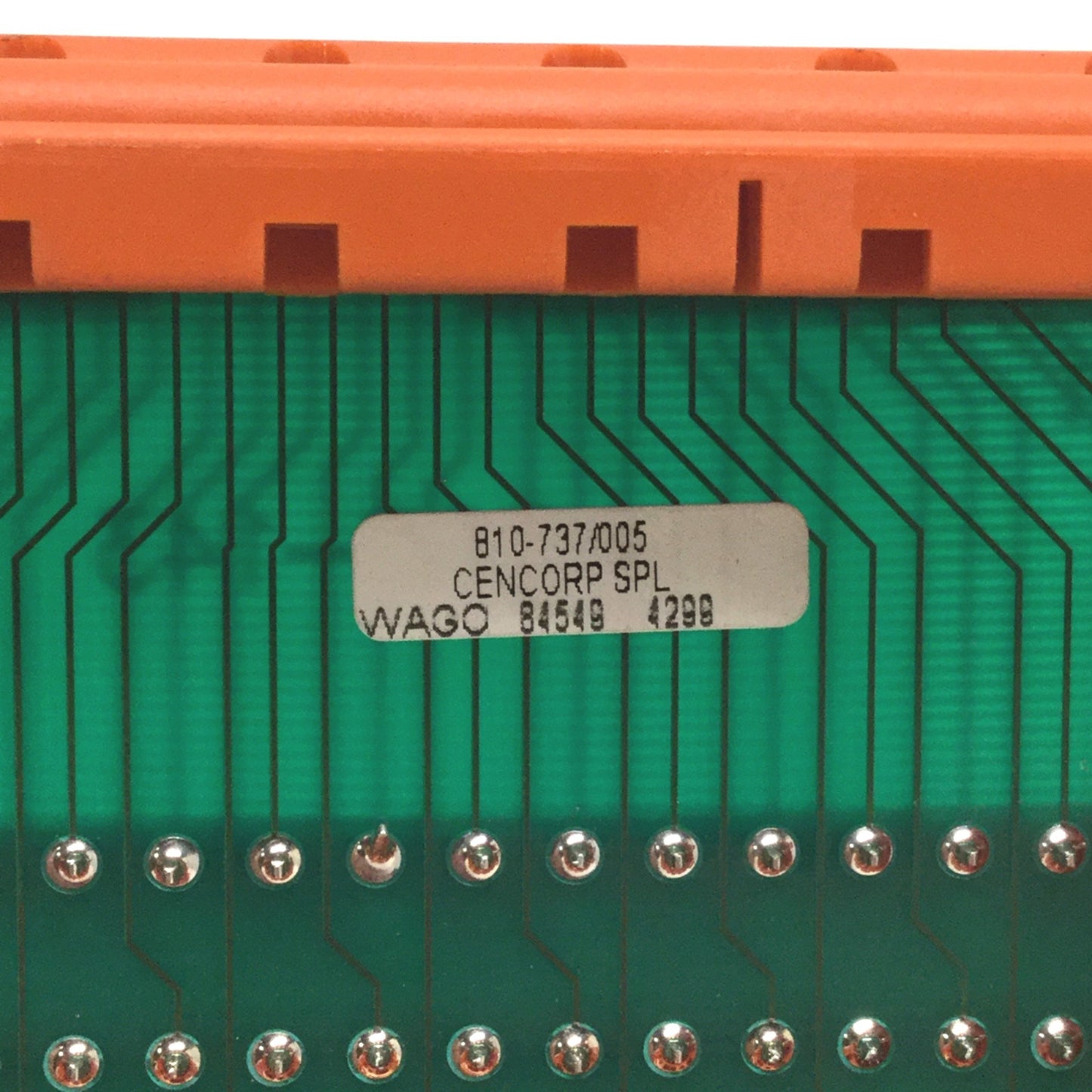 Used Wago 810-737/005 Terminal Breakout Board Interface Module IDC Ribbon 60-Pin Male