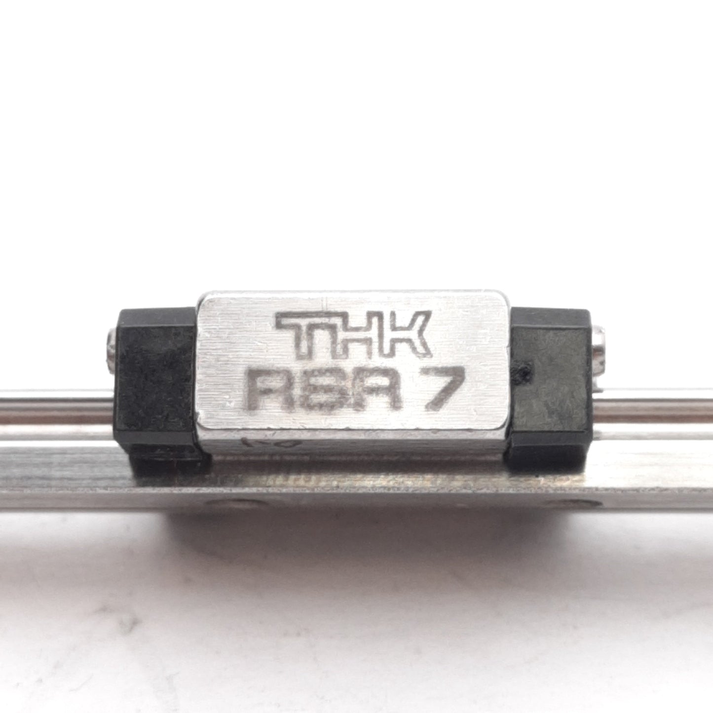 Used THK RSR7+140L Linear Slide Rail w/ Carriage, 22x17x8mm Carriage, 140mm Rail