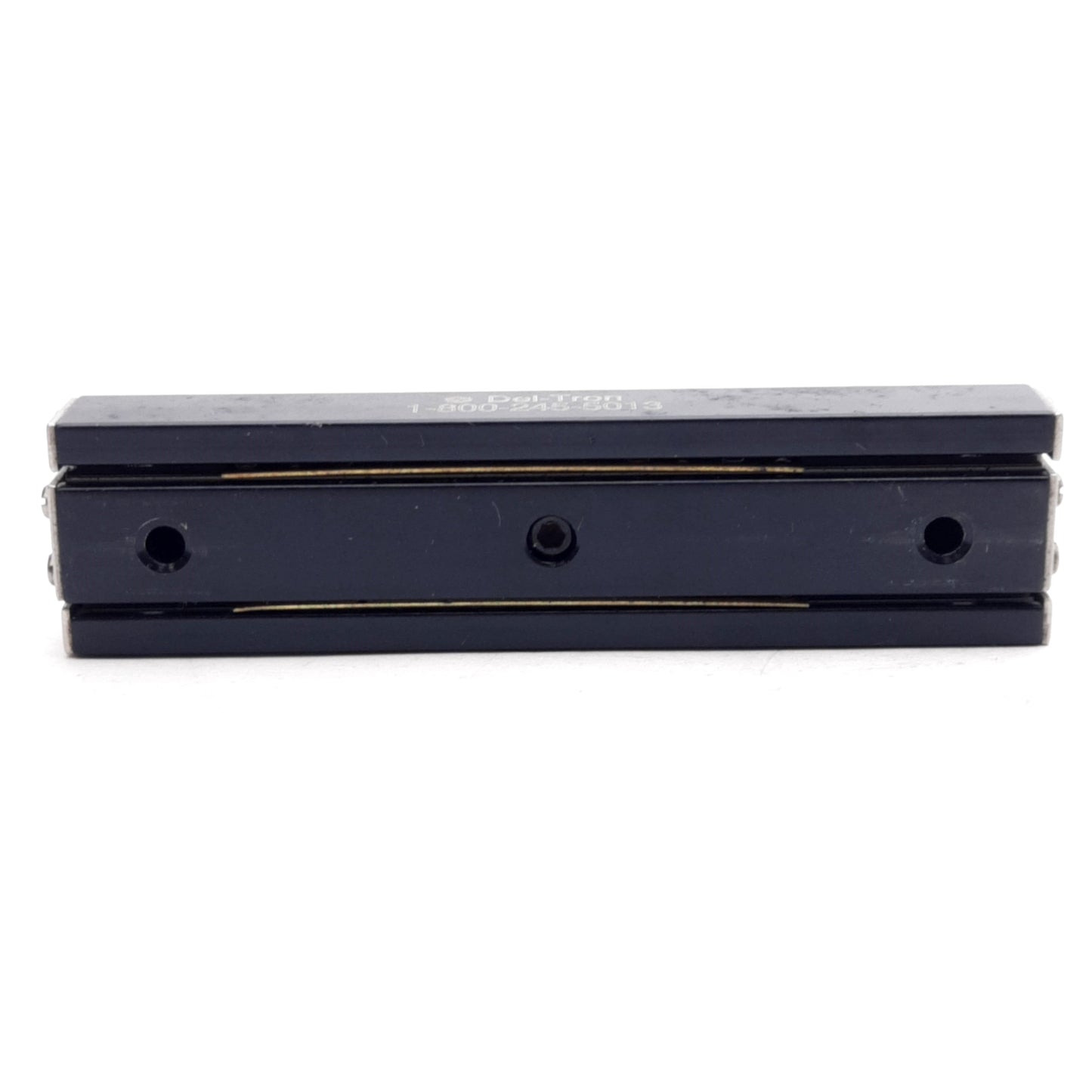 Used Del-Tron EA-3 Crossed Roller Slide, 50mm Travel, 5kg Load, 78x19x10.4mm, M3