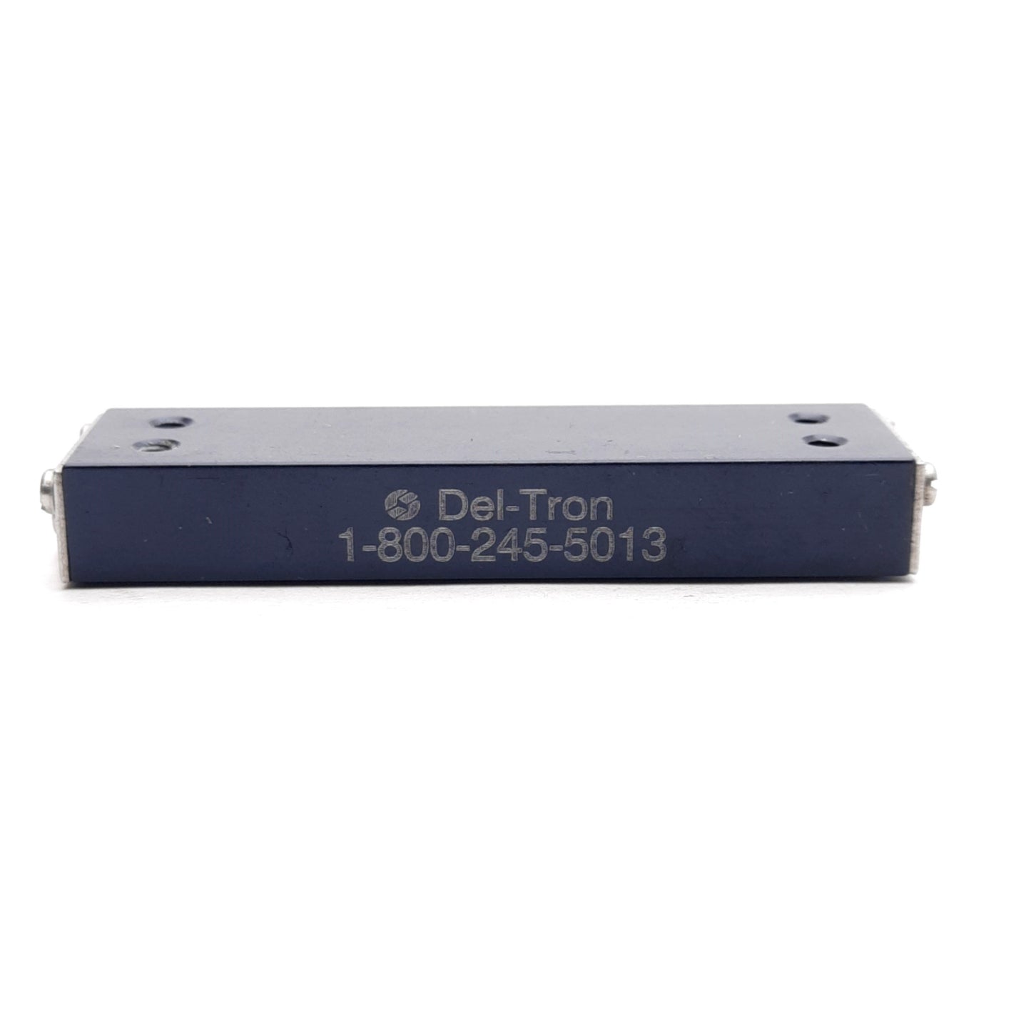 Used Del-Tron D-2 Crossed Roller Slide 1in Travel 8lb Load 2.06x0.56x0.32in 2-56UNC