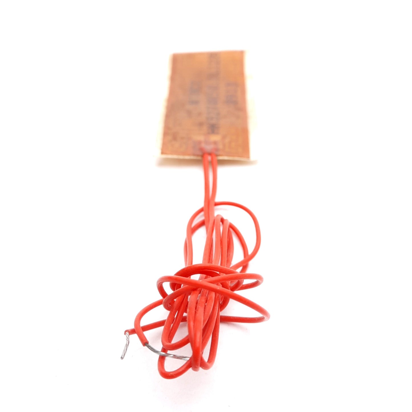 Used Minco HK5274R50.1L12B Thermofoil Heater, 1in x 2in, 50.1Ω, 12in Lead, 2-Wire