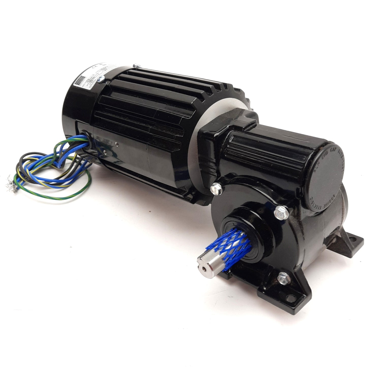 New Bodine Electric 0511 34R-5F Series AC Right Angle Gearmotor 115VAC 1.8/1.4A, 5:1