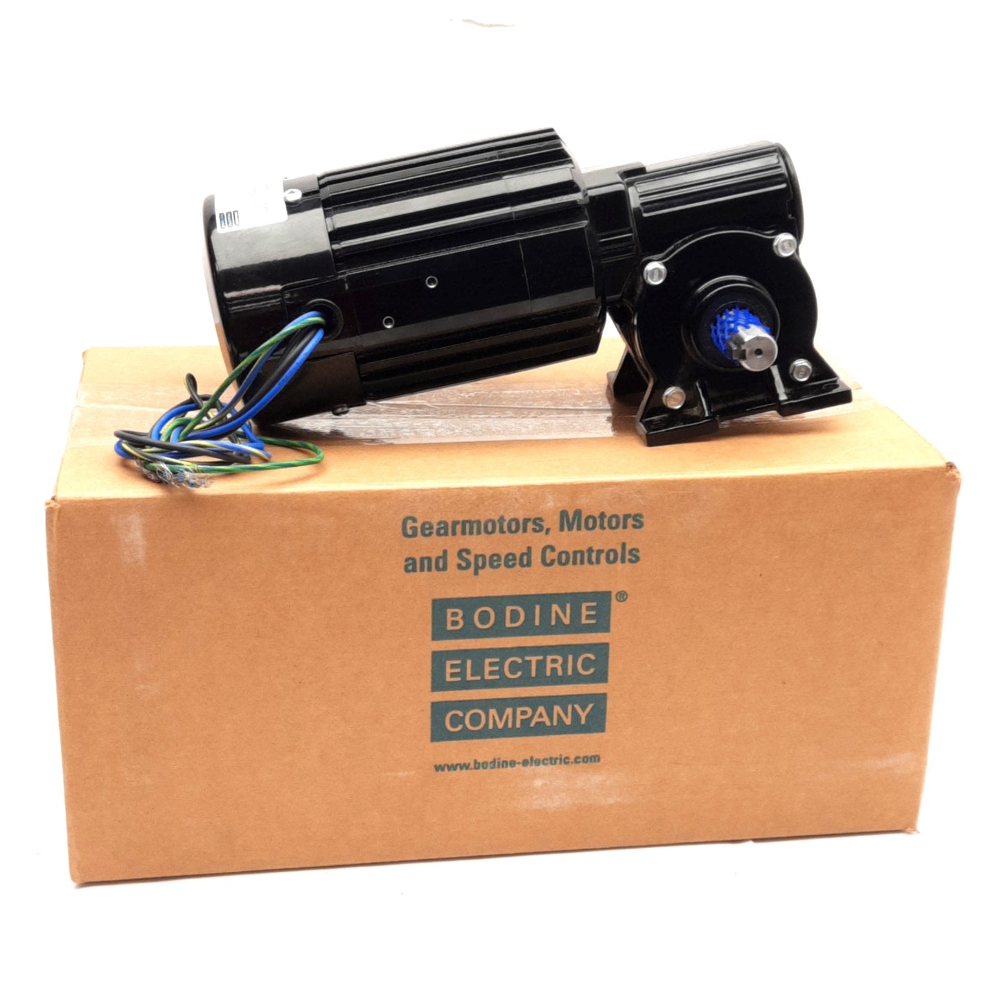 New Bodine Electric 0511 34R-5F Series AC Right Angle Gearmotor 115VAC 1.8/1.4A, 5:1