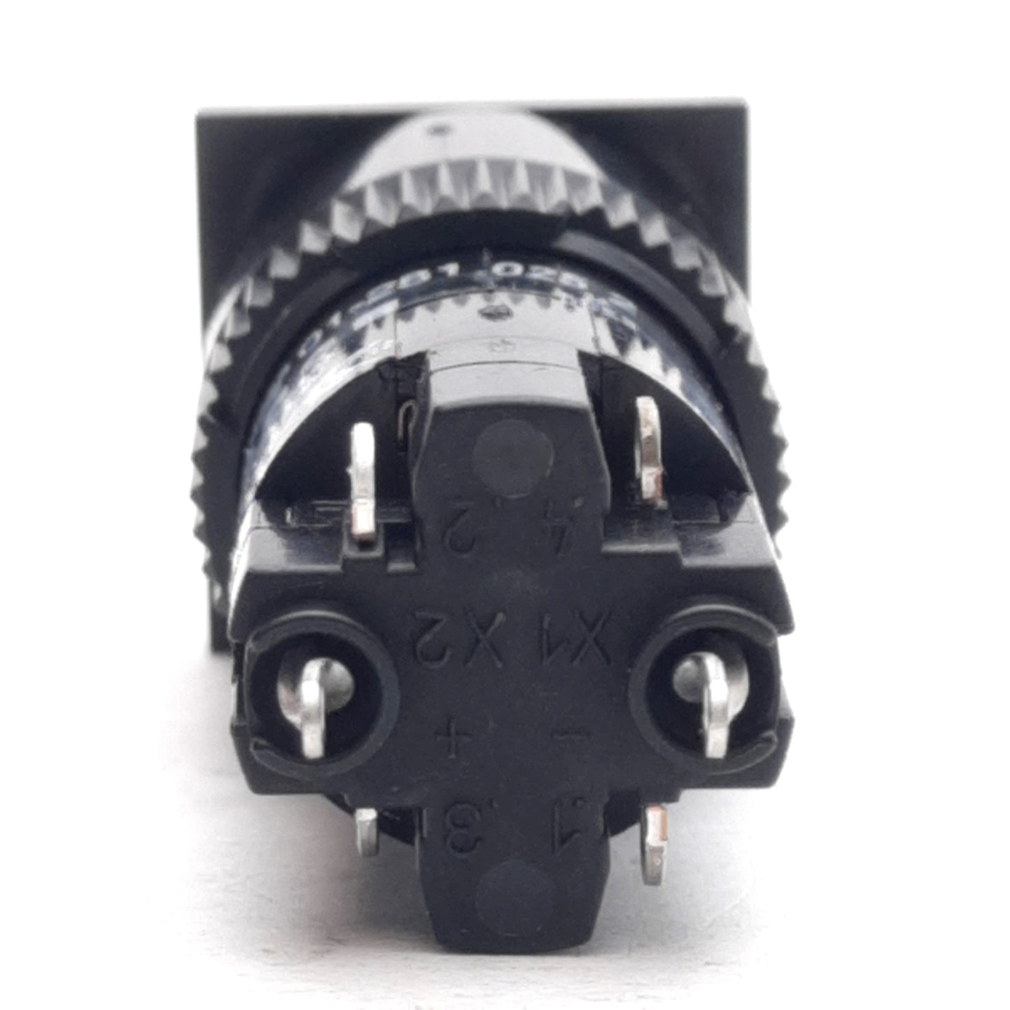 New EAO 01-281.0252 Pushbutton Switch, Maintained, Square, DPST NO/NC, 250VAC 5A