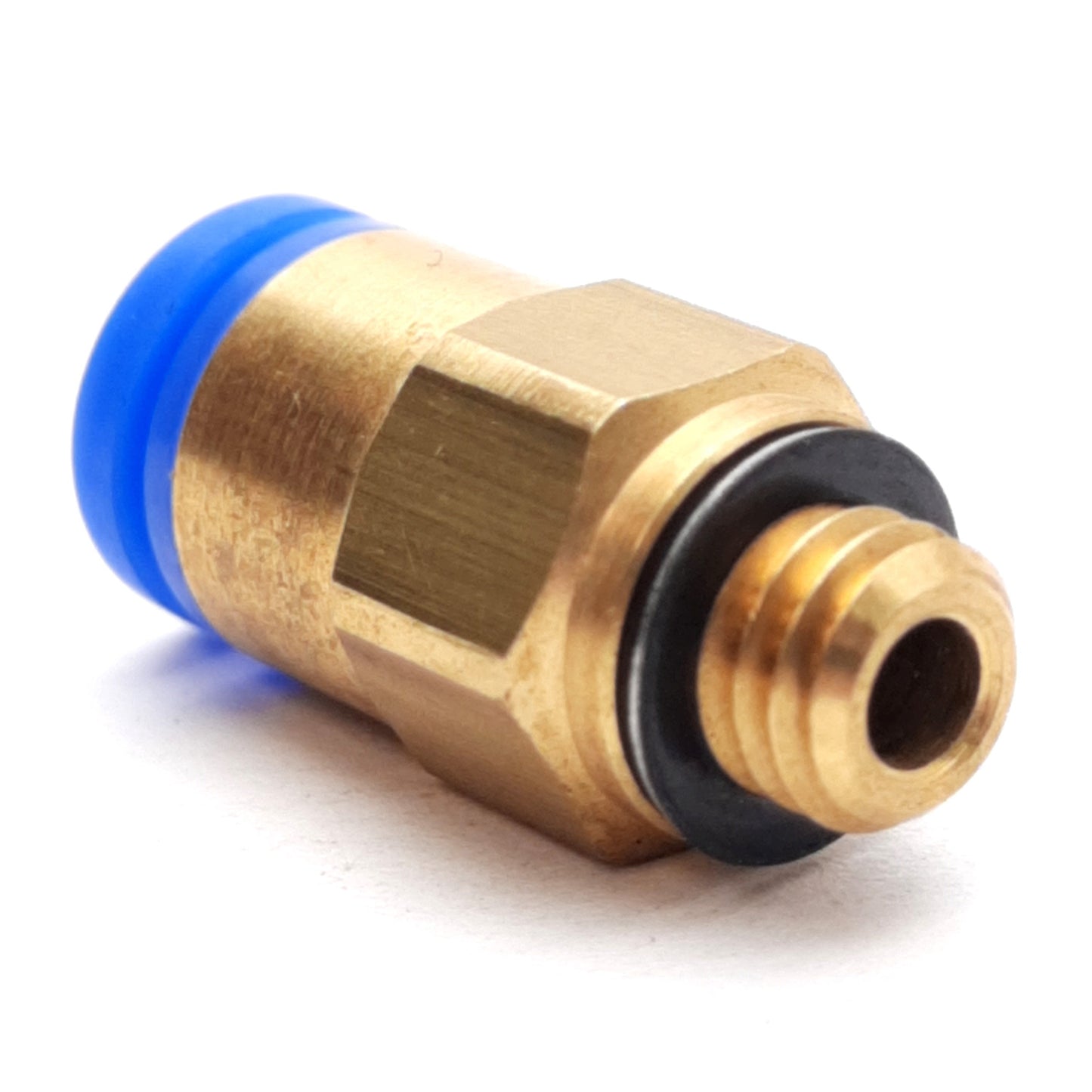 New Lot of 30 SMC KQH04-M5 Pneumatic Fitting, ø4mm One-Touch Port, M5x0.8 Thread