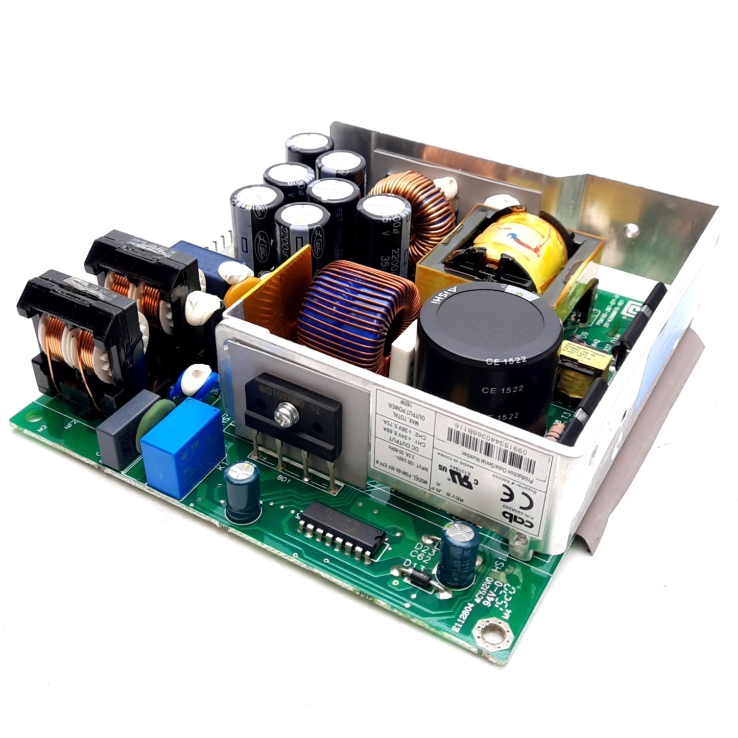 Used CAB PSM165-207-EFF-R Power Supply, 100-240VAC 2.5A IN, 24/38VDC 6.88A/0.75A OUT