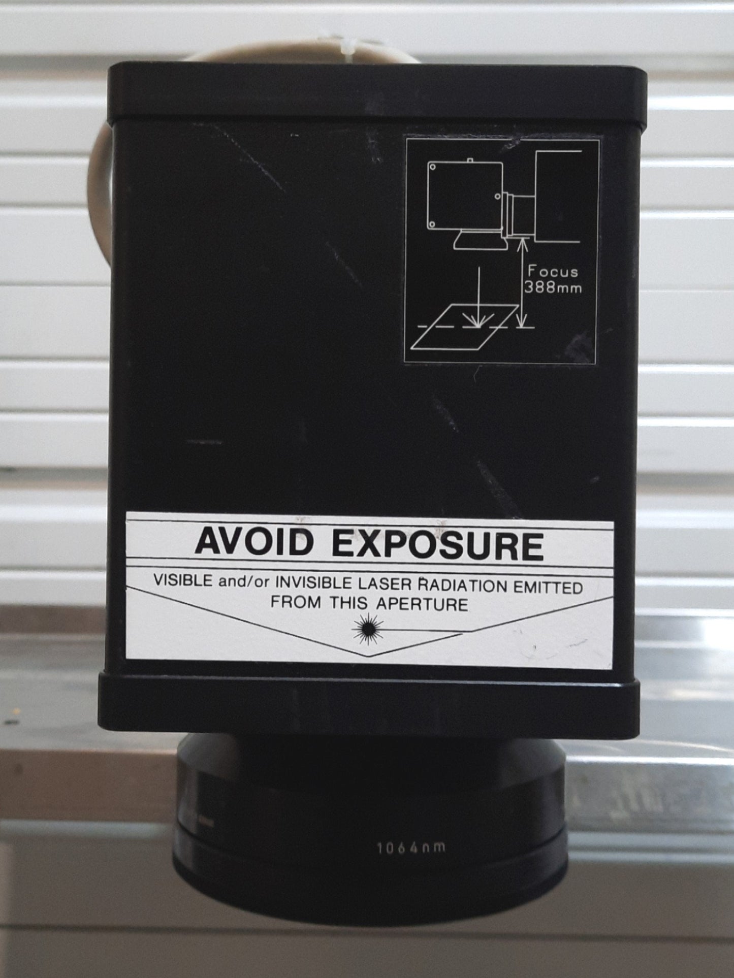Used Rofin Powerline E-20 SHG II Laser Marking Head YVO4 12W@532nm 180mm Area 230VAC