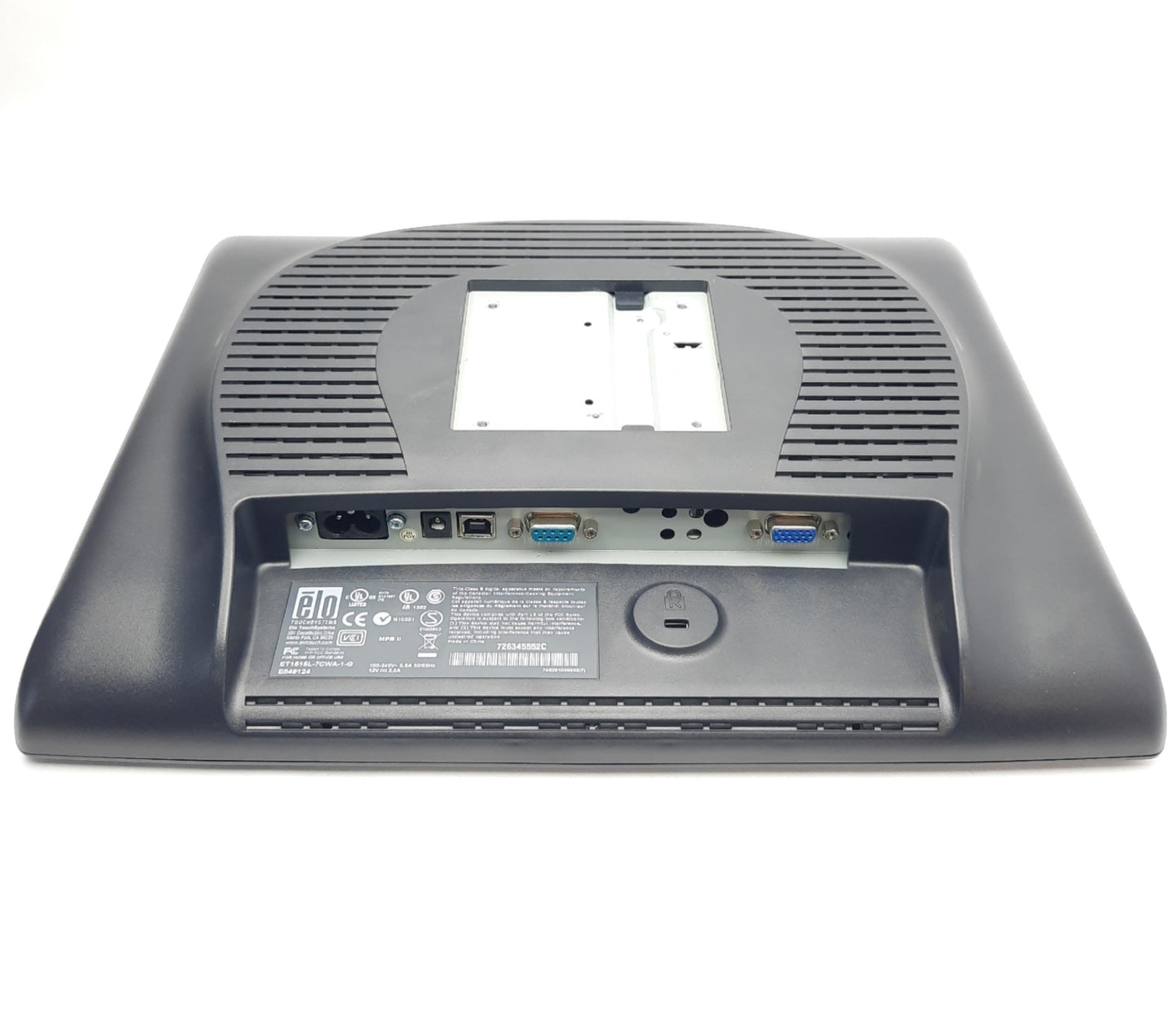 Used Elo ET1515L-7CWA-1-G Touchscreen Monitor, 15", 100-240VAC Supply, VGA/Serial